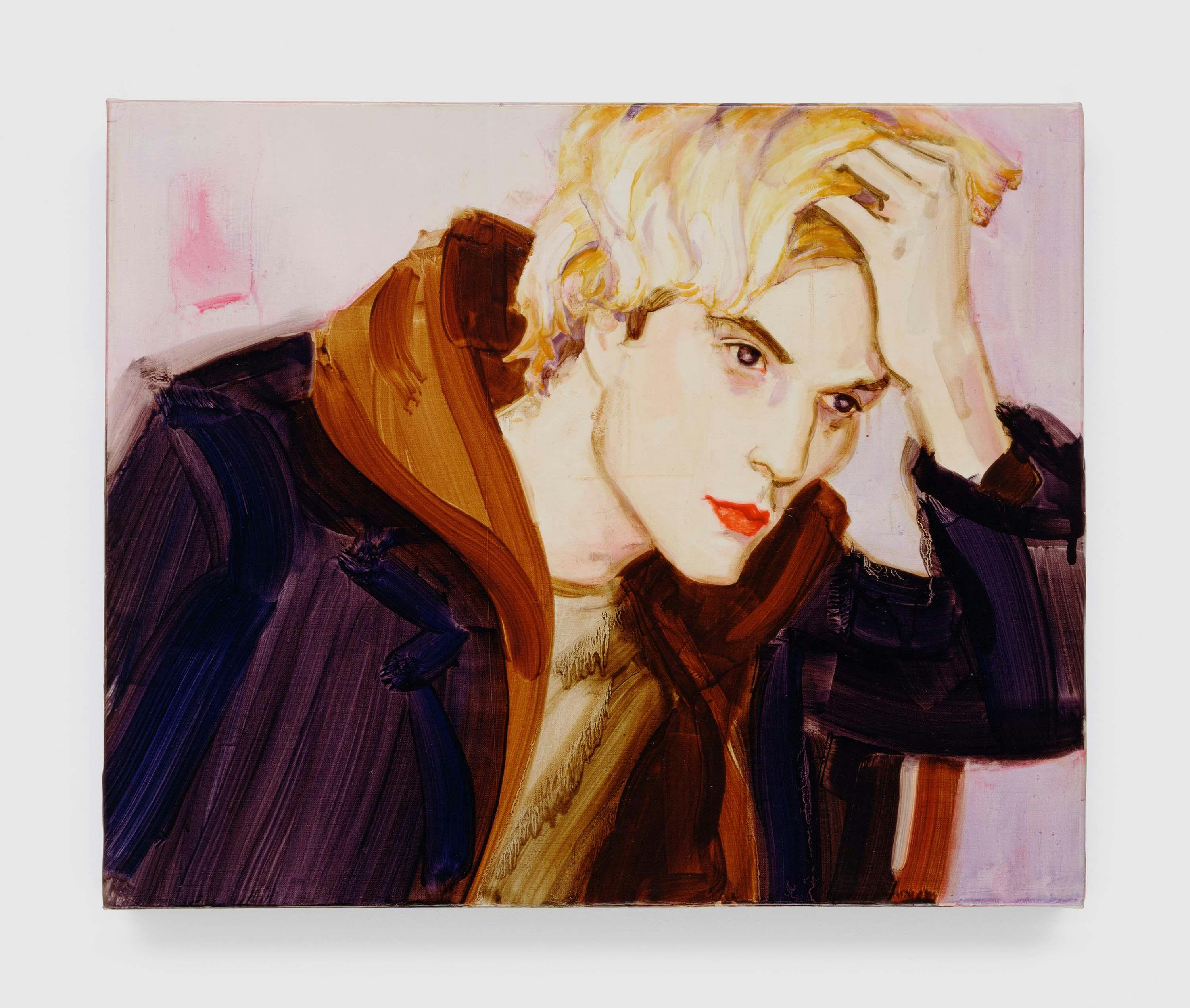 A painting by Elizabeth Peyton, titled Craig, dated 1997.