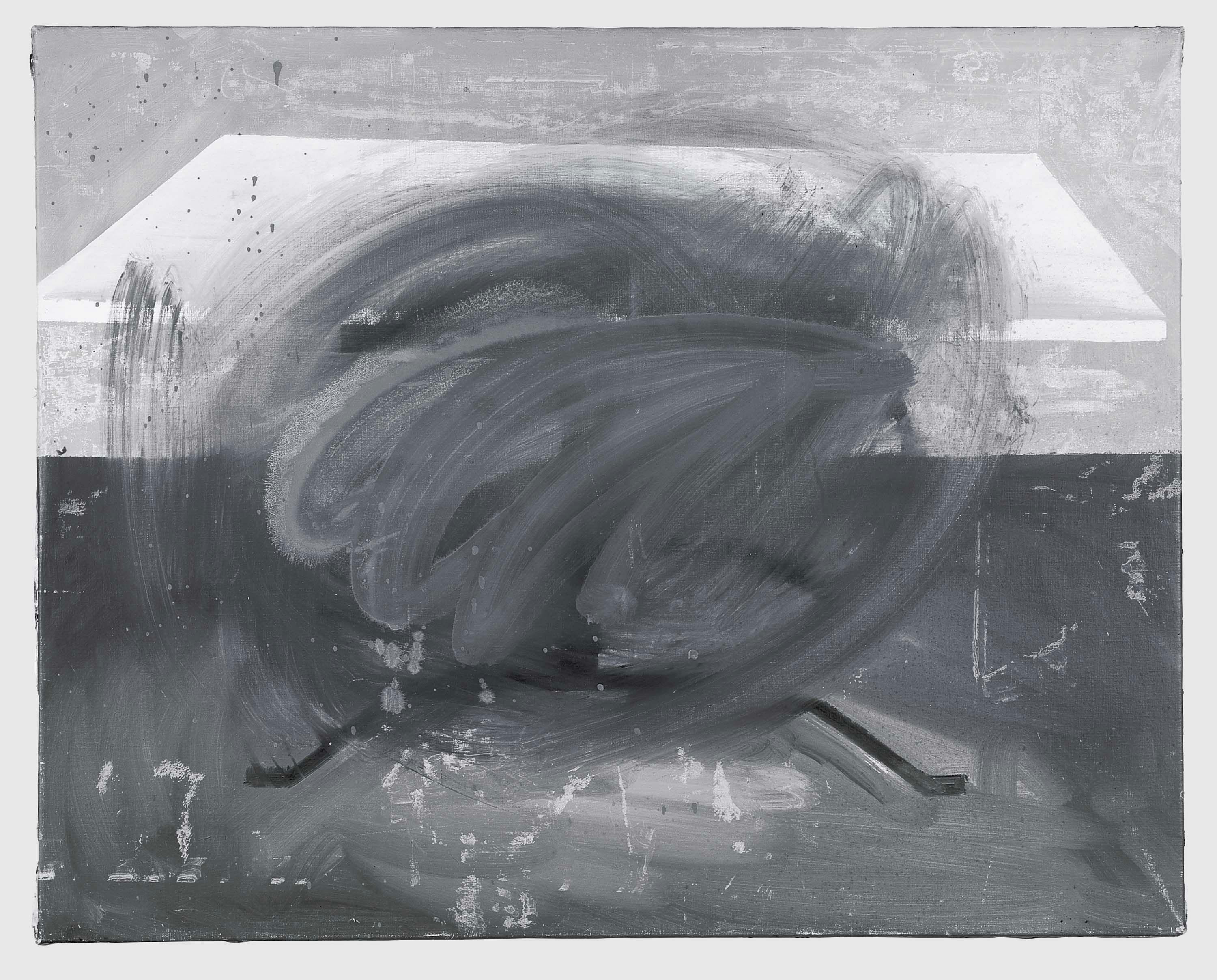 A painting by Gerhard Richter, titled Tisch (Table), dated 1962.