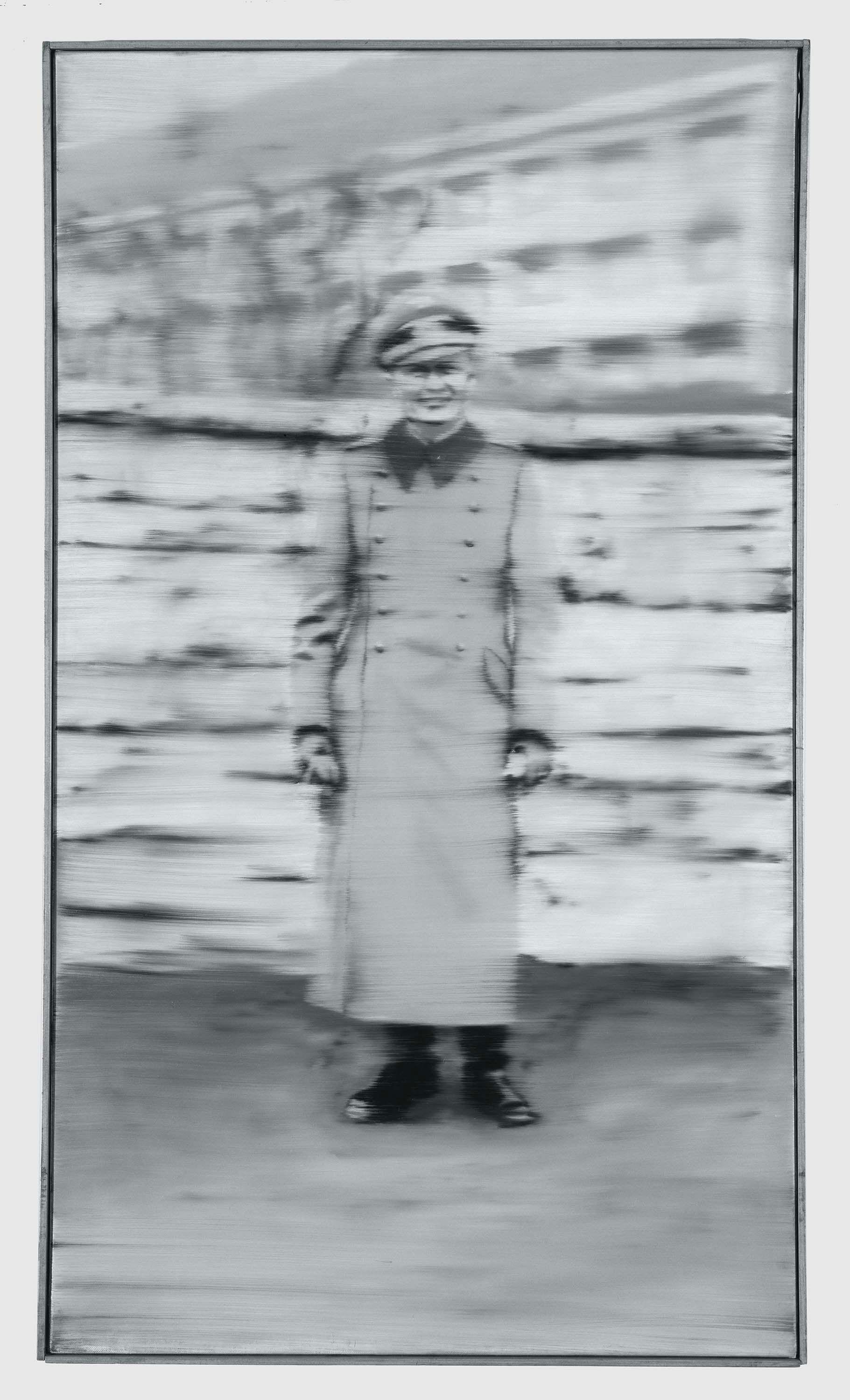 A painting by Gerhard Richter, titled Onkel Rudi (Uncle Rudi), dated 1965.