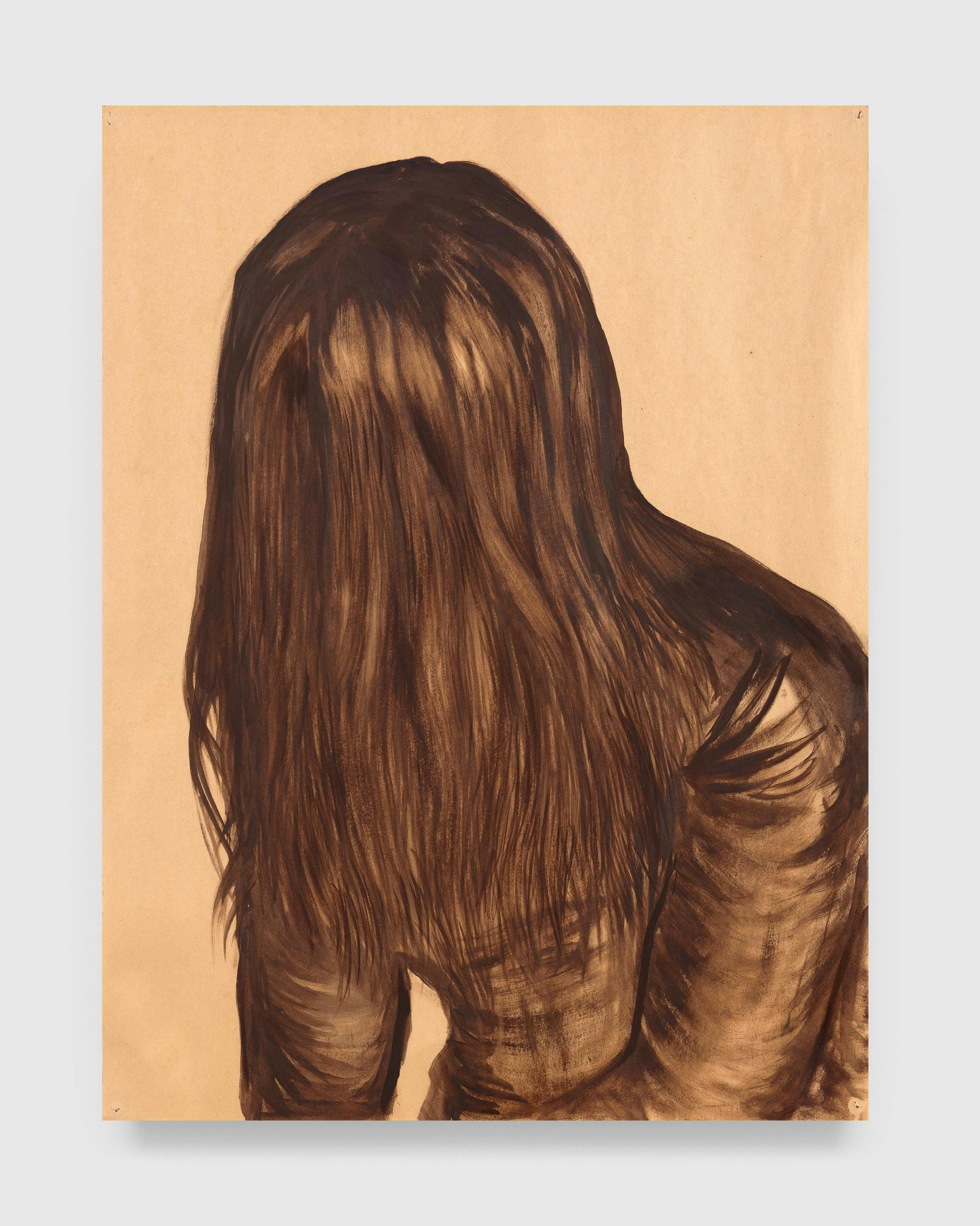A work on paper by Steven Shearer, titled Longhairs, dated 2004.
