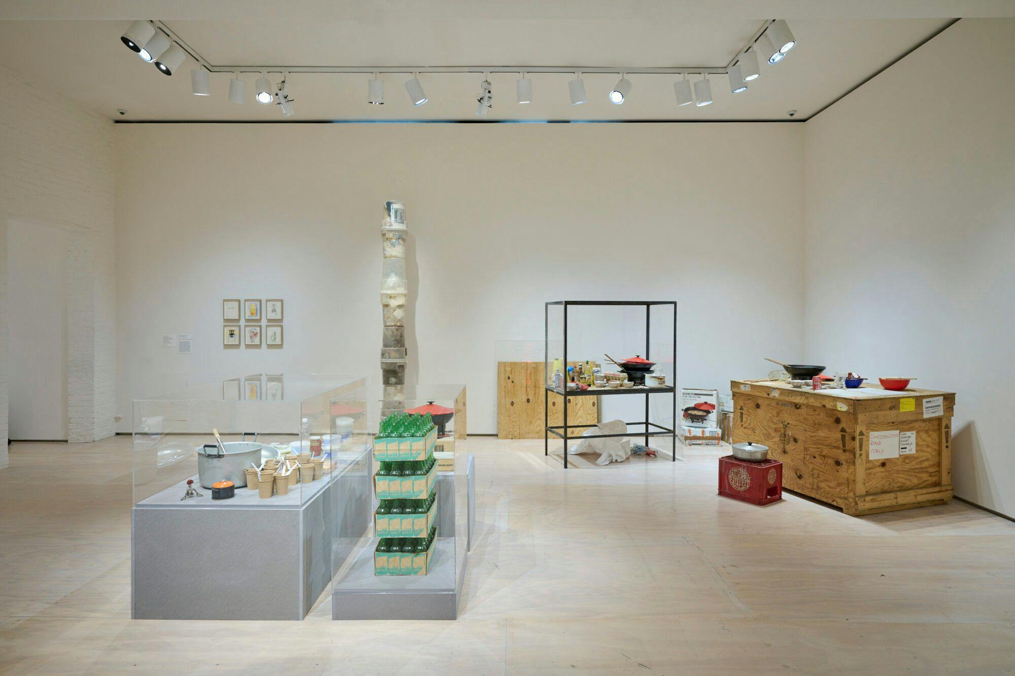  Installation view of the exhibition "Rirkrit Tiravanija: A LOT OF PEOPLE" at MoMA PS1, 2023