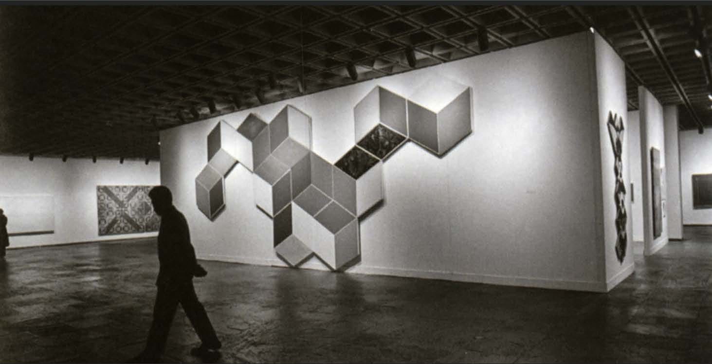 An Installation view, Contemporary Black Artists in America, The Whitney Museum of American Art, New York, dated 1971