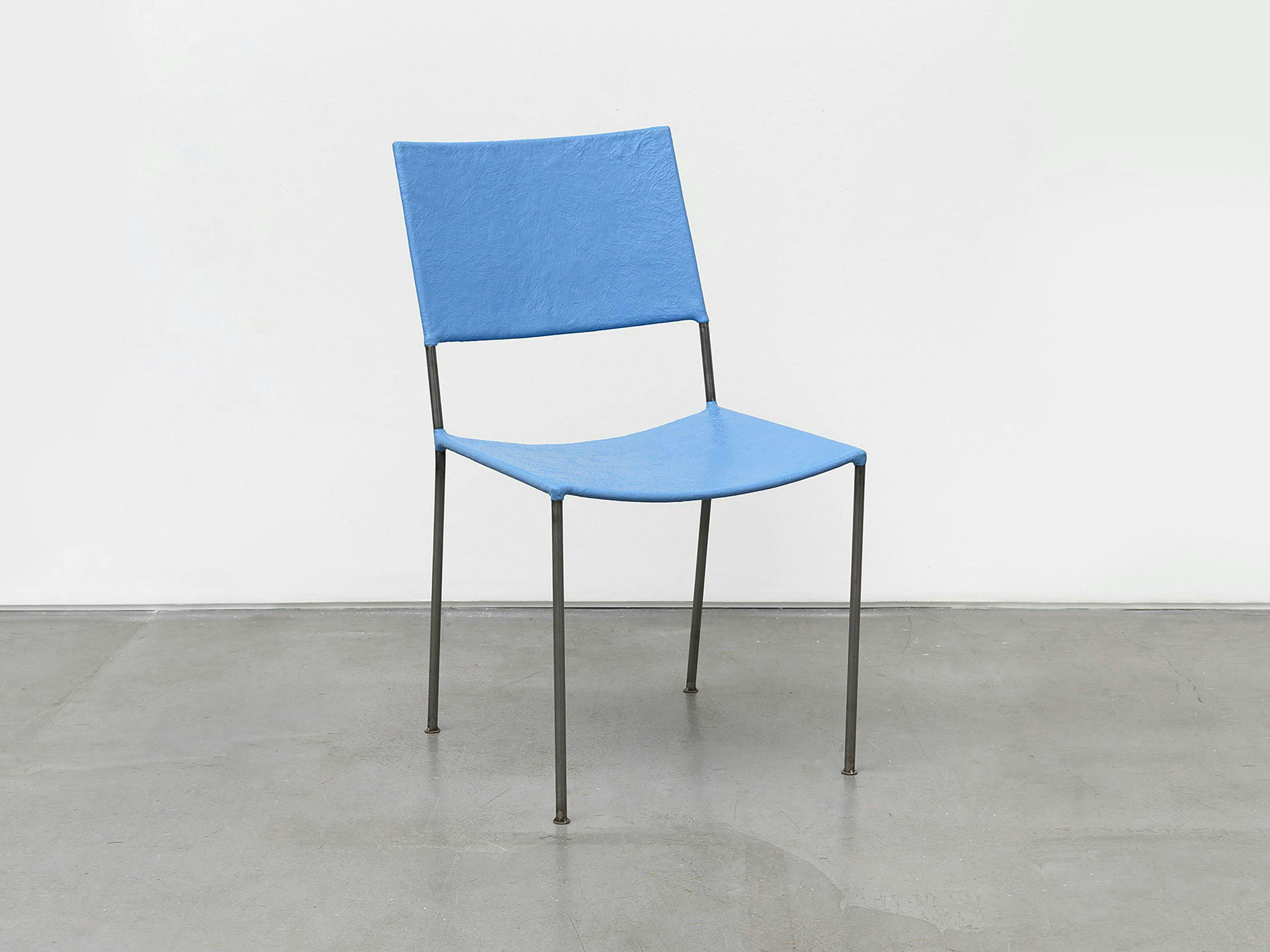 A furniture work by Franz West, titled Künstlerstuhl (Artist's Chair), dated in 2006 and 2022.
