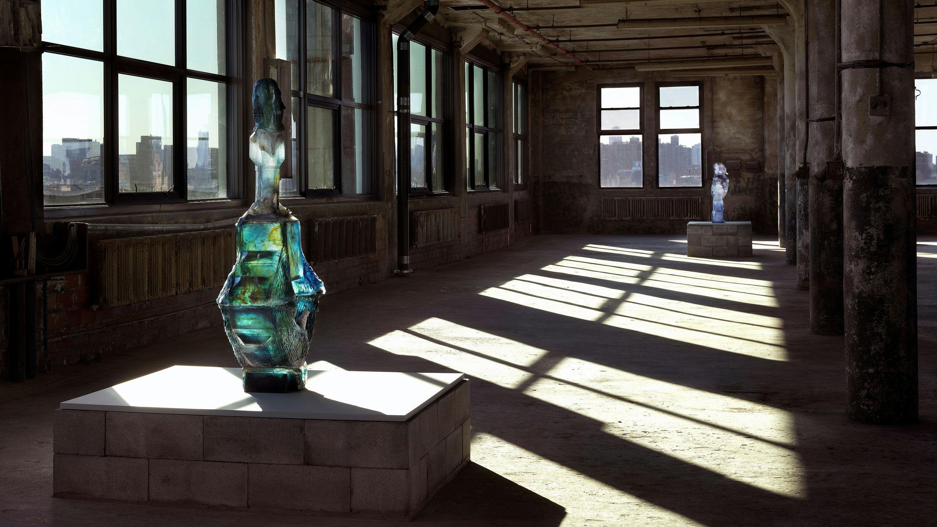 Installation view, Andra Ursuta: Nobodies, at Ramiken Crucible in Brooklyn, dated 2019.