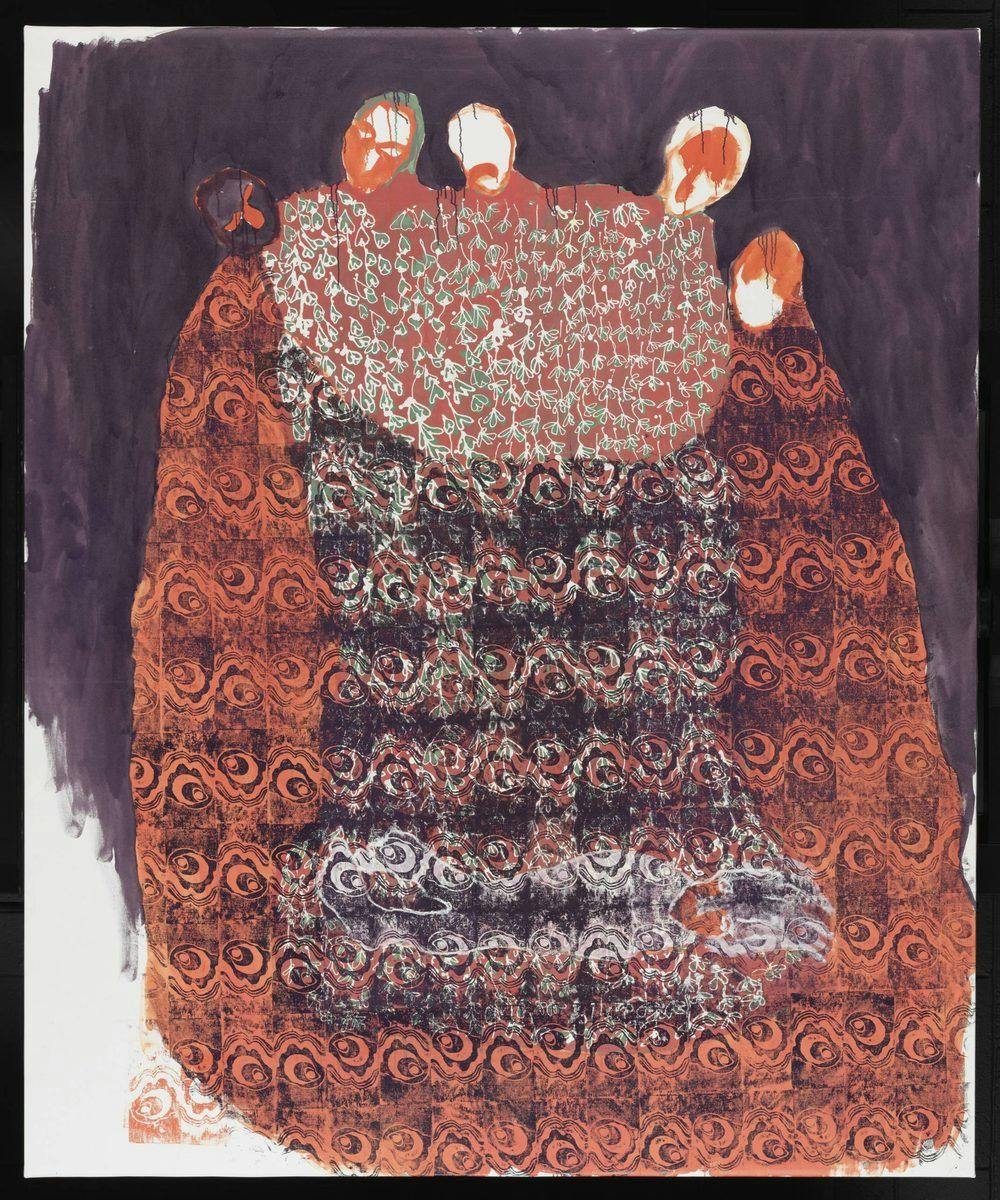 Painting by Portia Zvavahera, titled This is Where I Travelled [4], dated 2020. Courtesy Tate Images