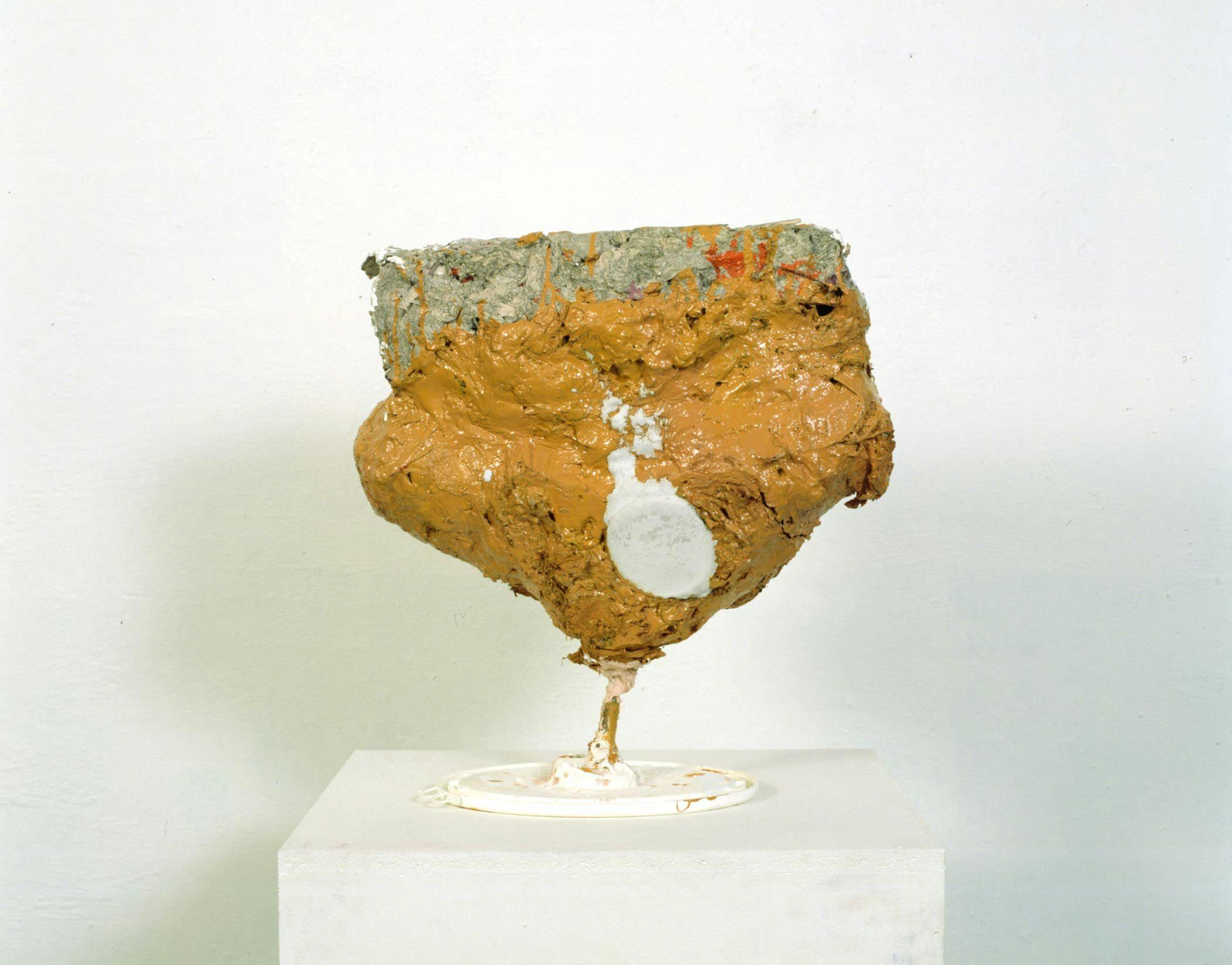 A sculpture by Franz West, titled Symbol, dated 1999.