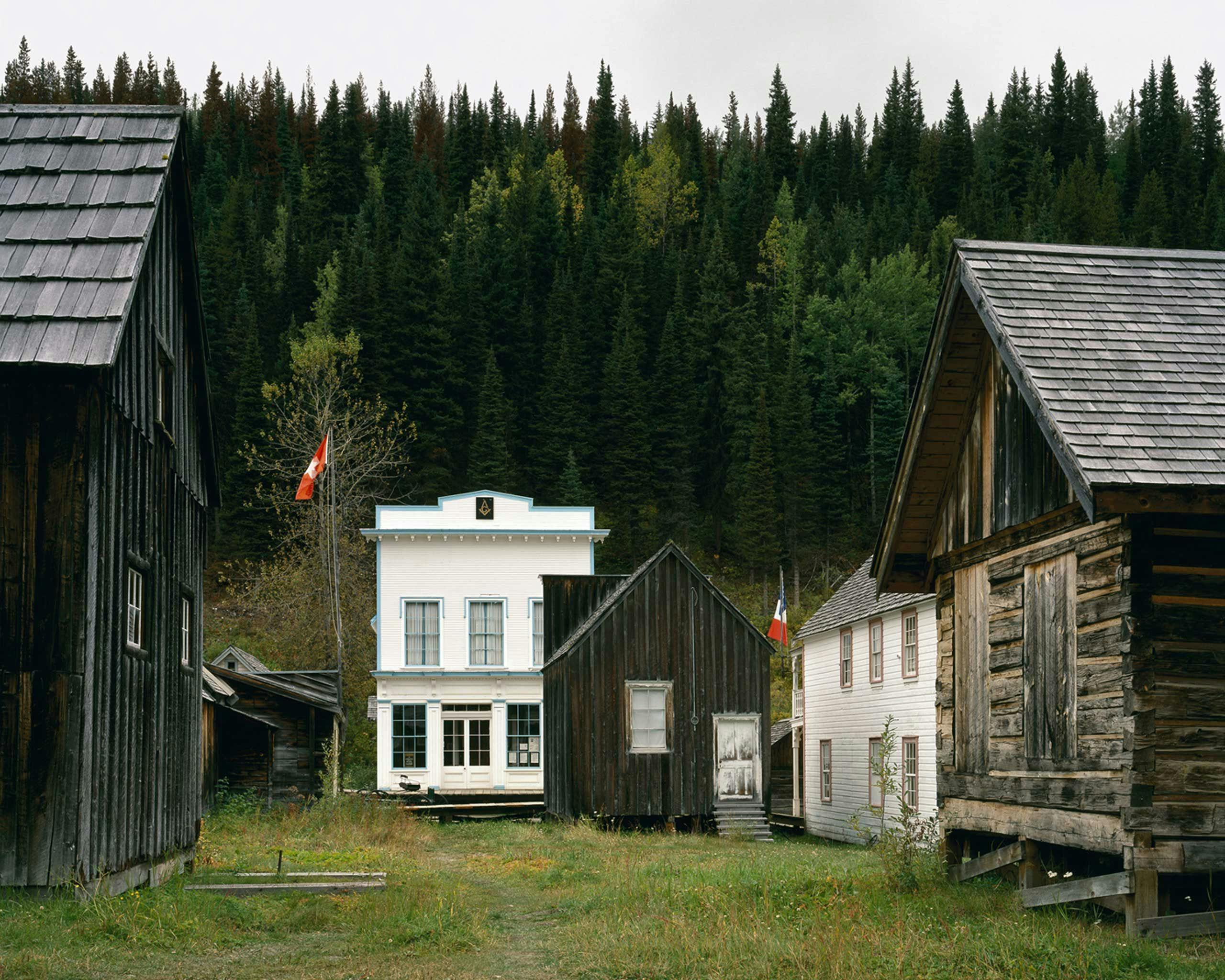 A photograph by Stan Douglas, titled Masonic Lodge, Barkerville, dated 2006.
