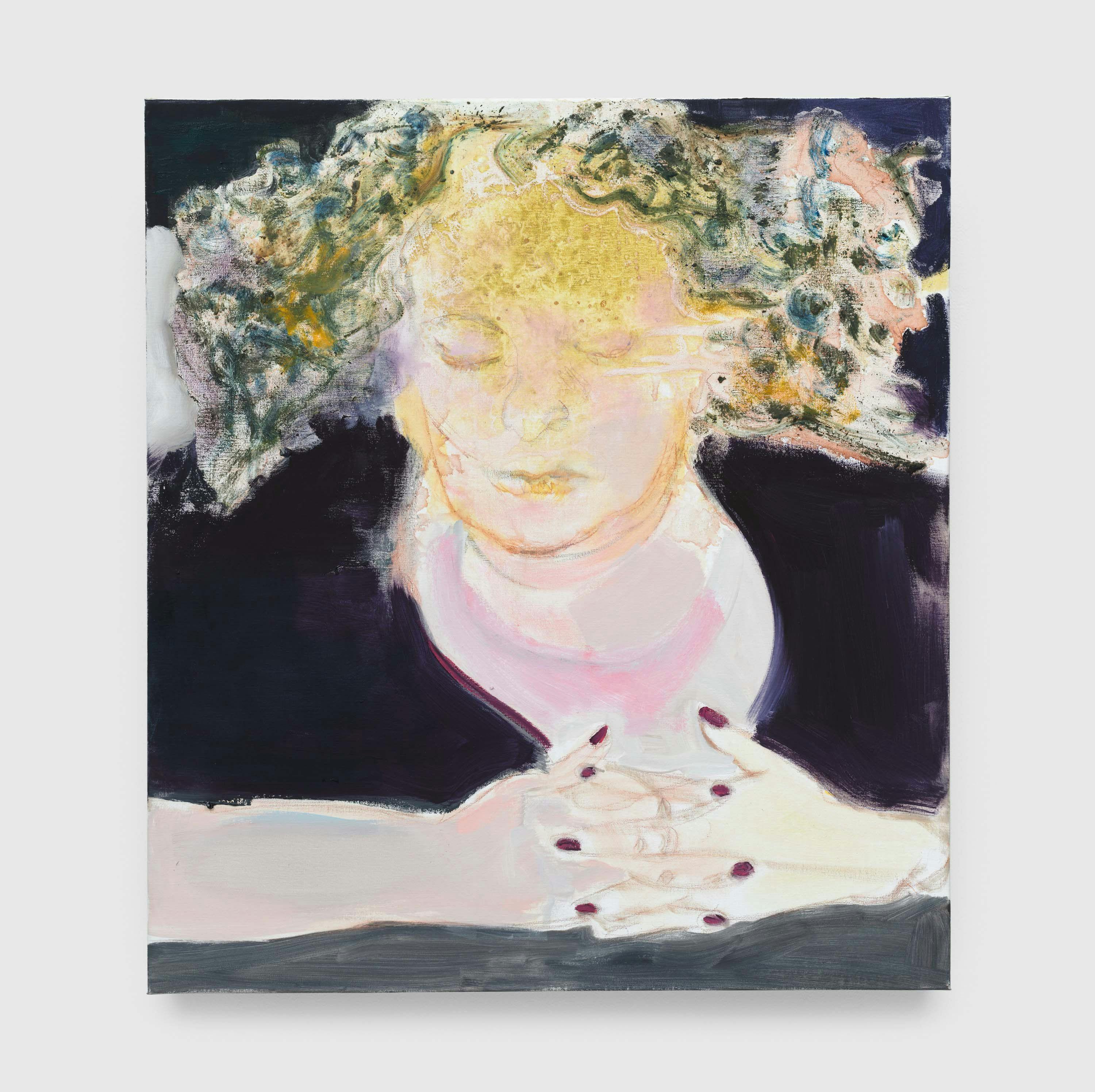 A painting by Marlene Dumas, titled The Sleep of Reason, dated 2009.