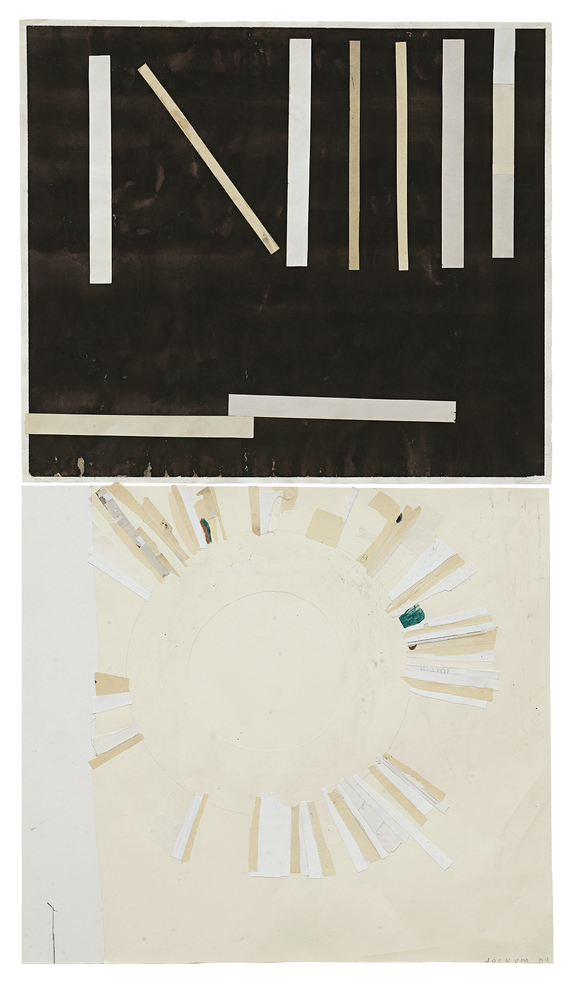 An untitled work on paper by Jockum Nordstr√∂m, dated 2003.