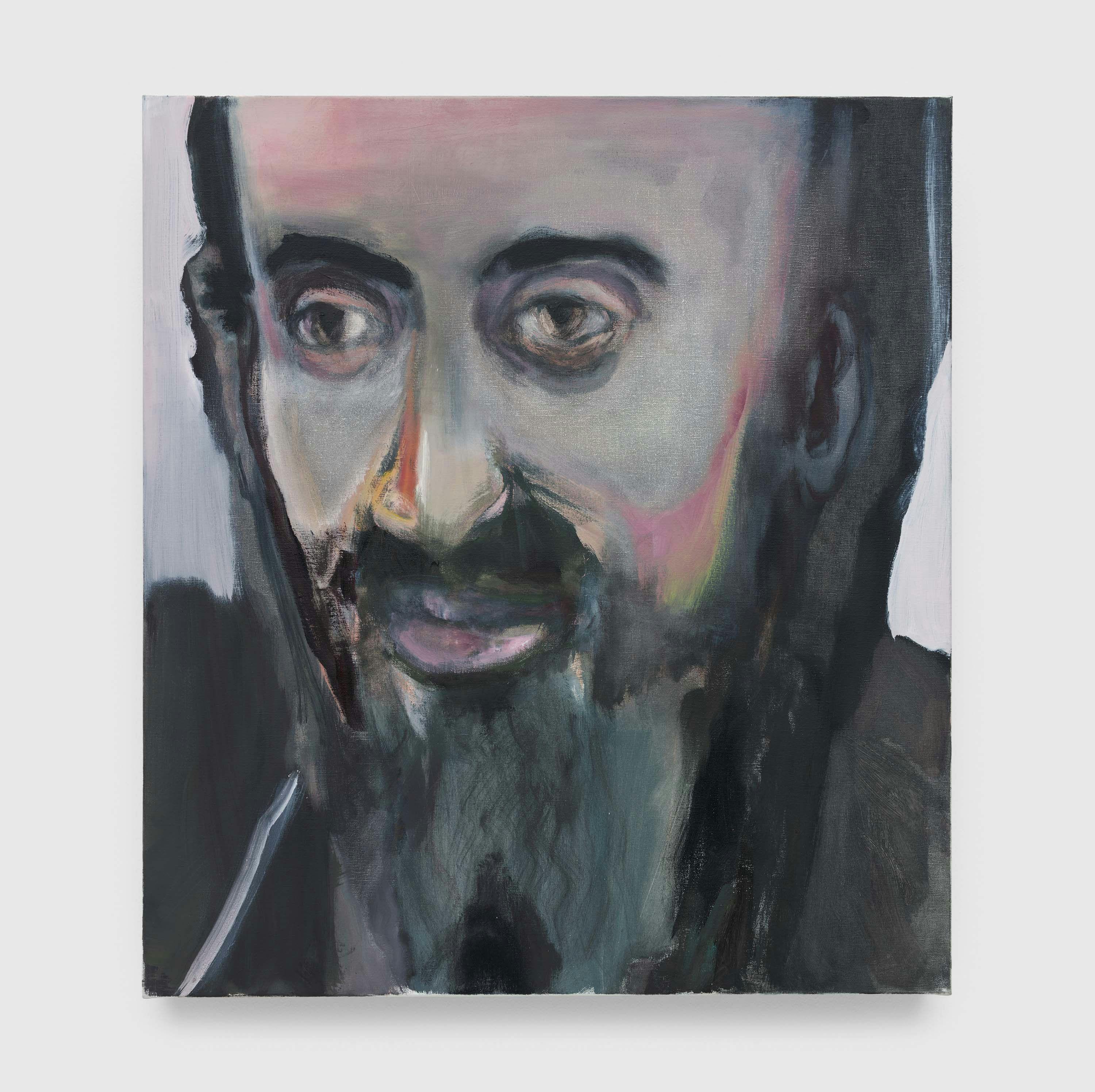 A painting by Marlene Dumas, titled The Pilgrim, dated 2006.