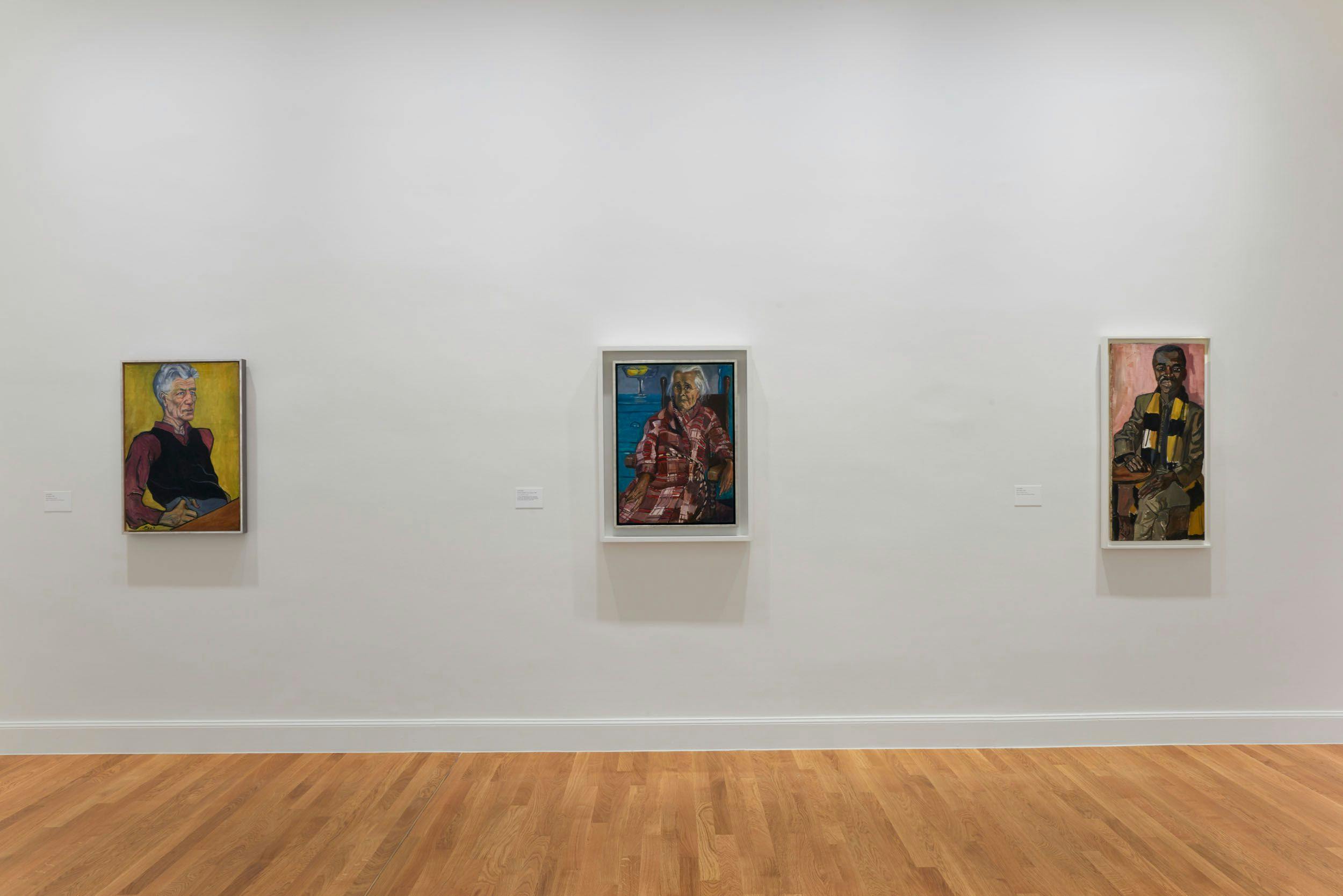 Installation view of¬†the solo exhibition Alice Neel: Painter of Modern Life,¬†at the¬†Fondation Vincent van Gogh in Arles, France, dated 2017.
