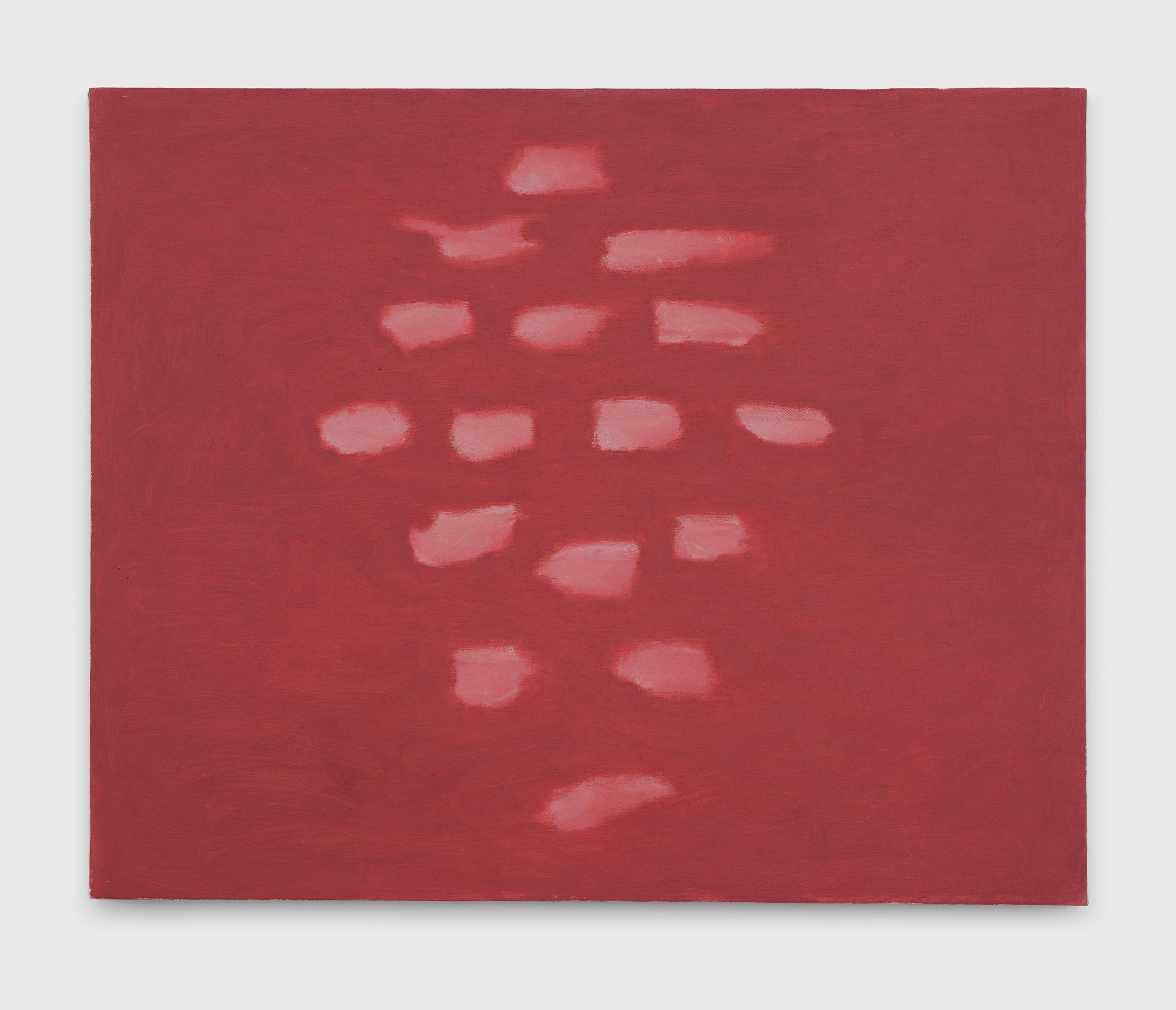 A painting by Raoul De Keyser, called Untitled (Blurs), dated 1995.