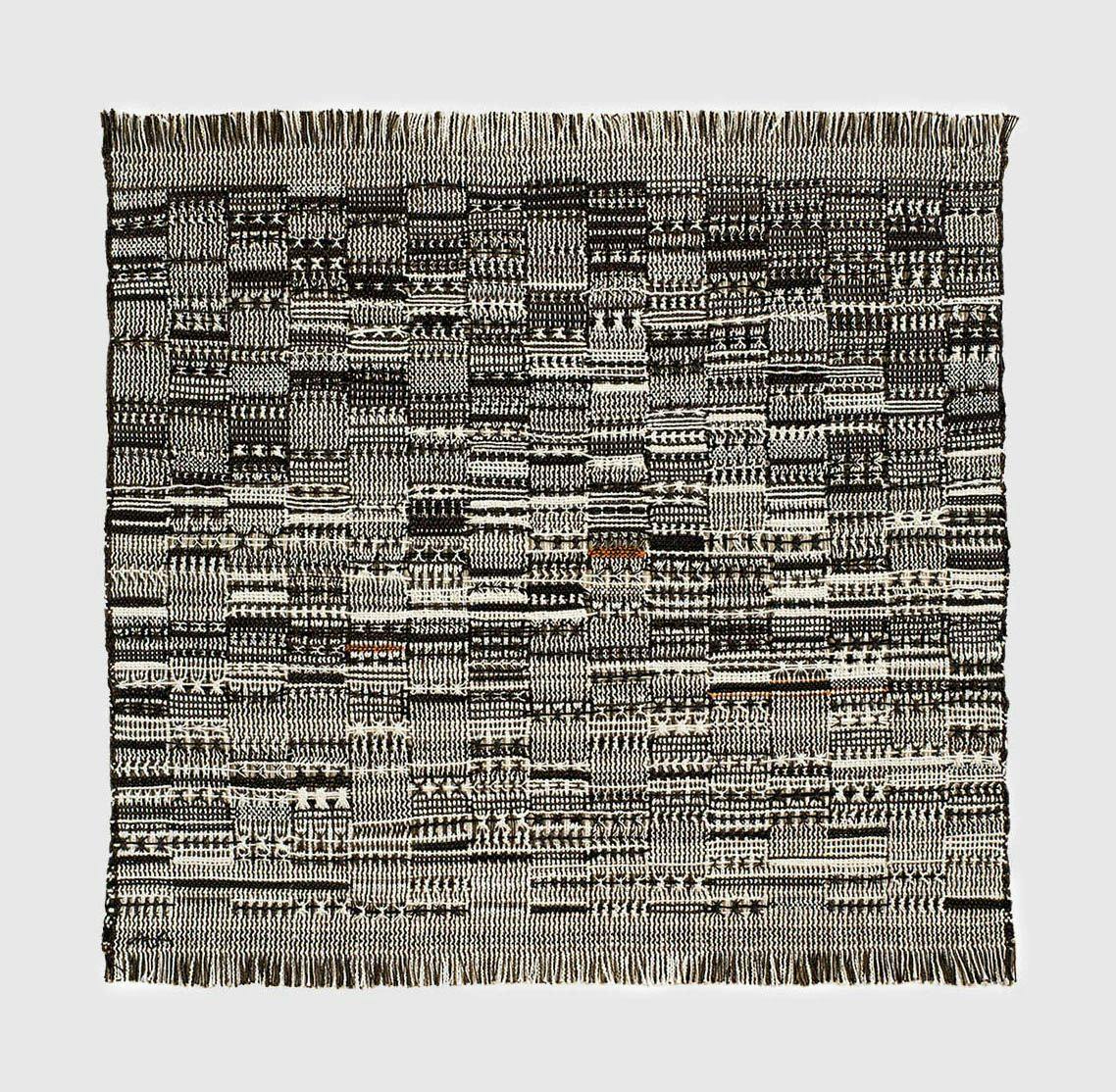 A textile by Anni Albers titled Open Letter, dated 1958.