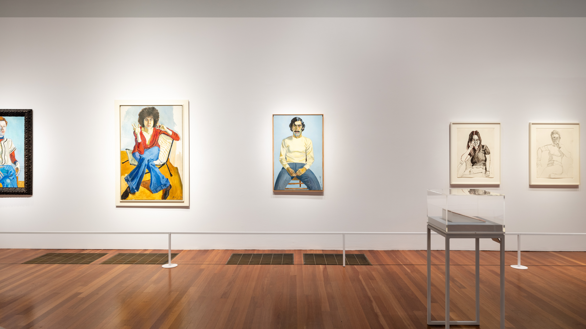 Installation view of the exhibition, Alice Neel: People Come First, at de Young Museum in San Francisco, dated 2022.