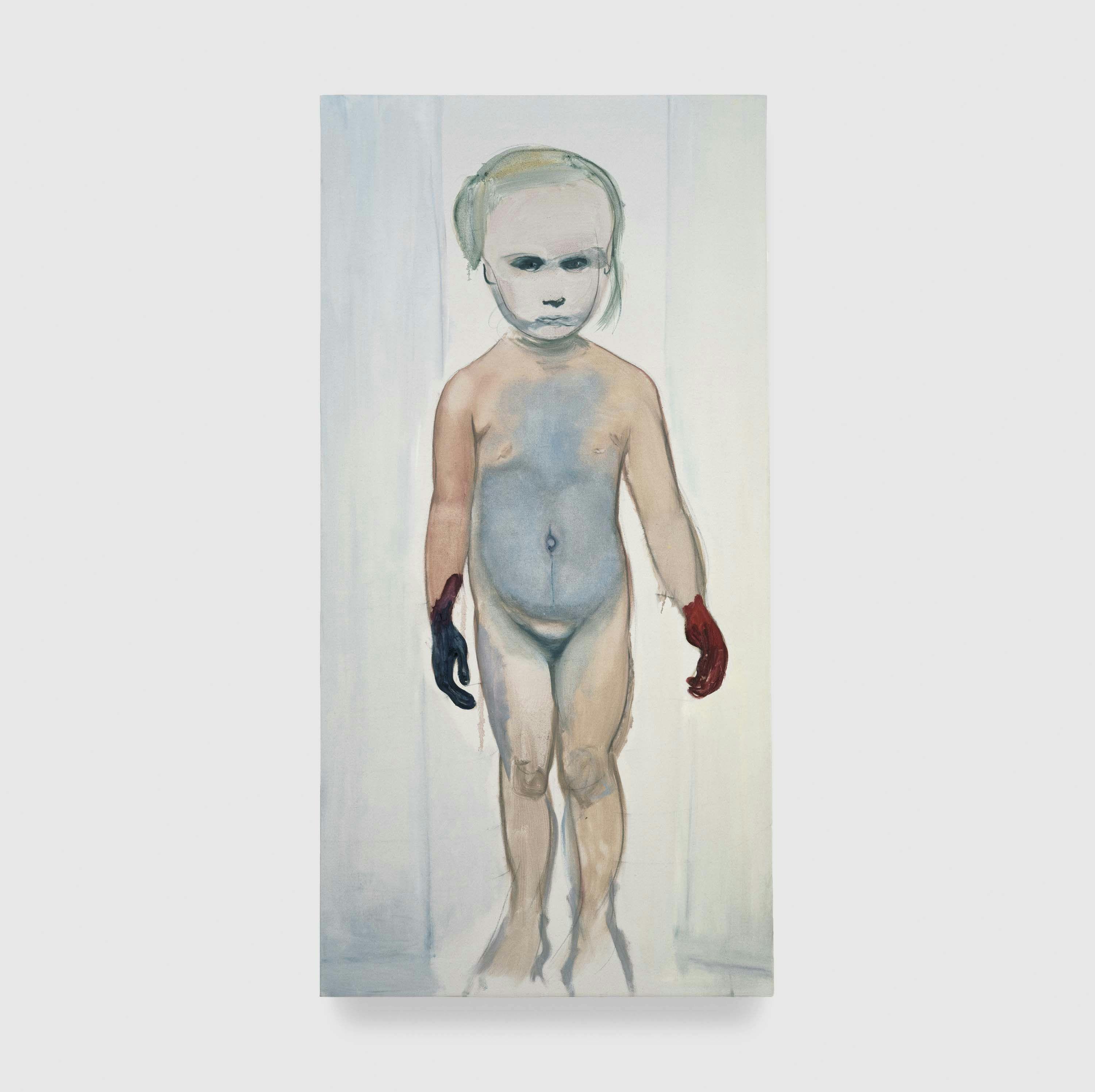 A painting by Marlene Dumas, titled The Painter, dated 1994.