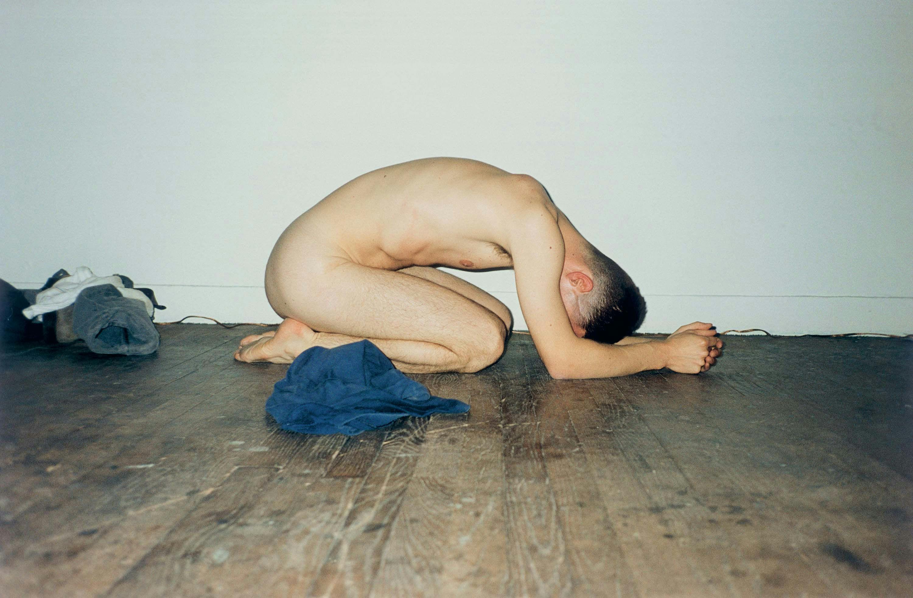 An Inkjet print on paper by Wolfgang Tillmans, titled like praying II, dated 1994.
