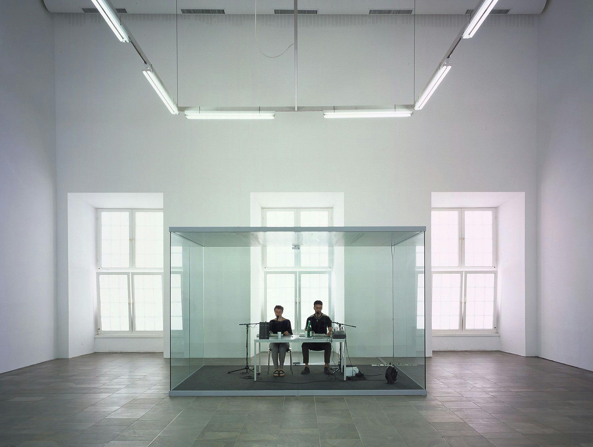 On Kawara: Reading One Million Years (Past and Future) installed at documenta 11, Kassel, Germany in 2002.