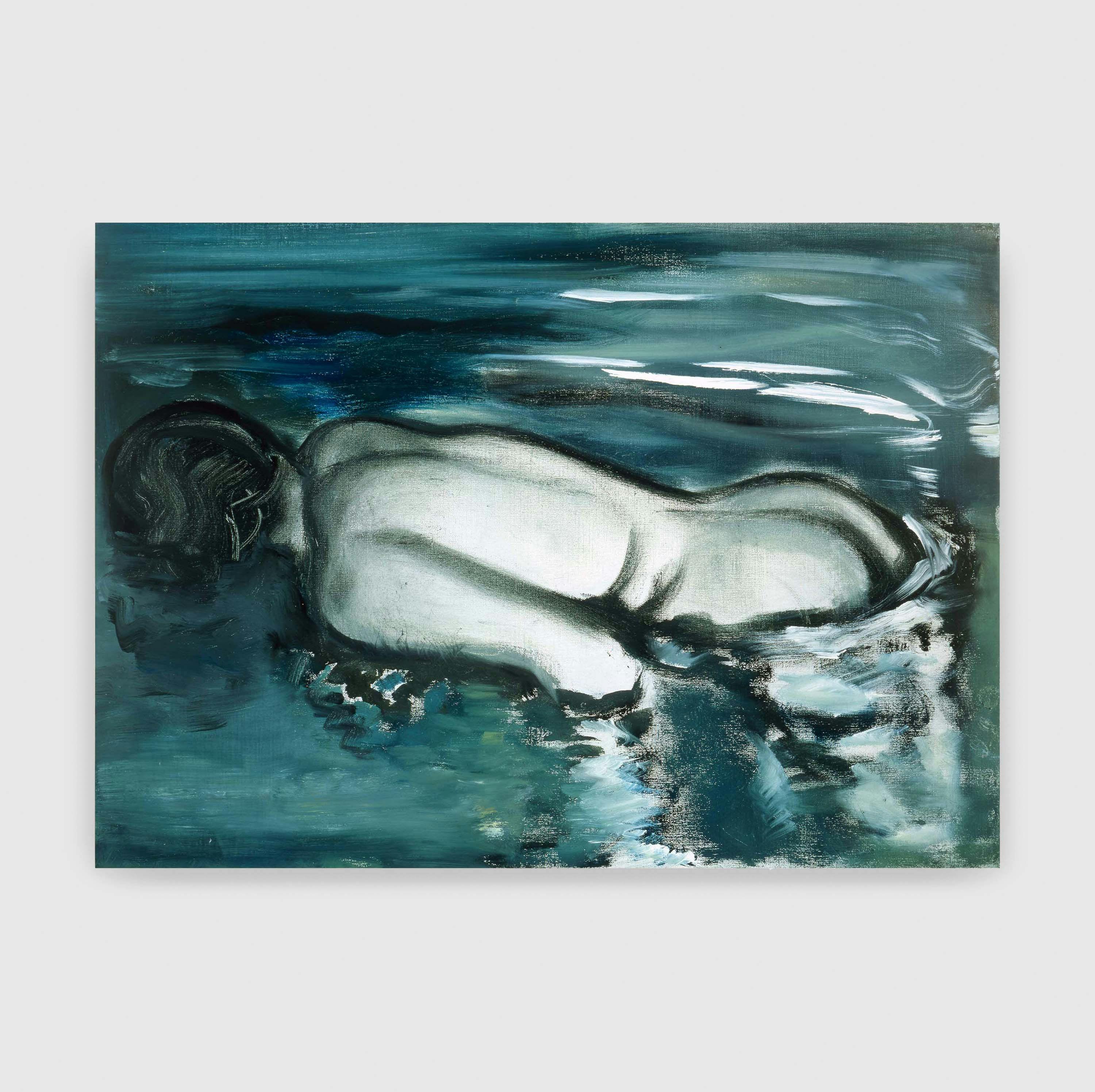 A painting by Marlene Dumas, titled Losing (Her Meaning), dated 1988.