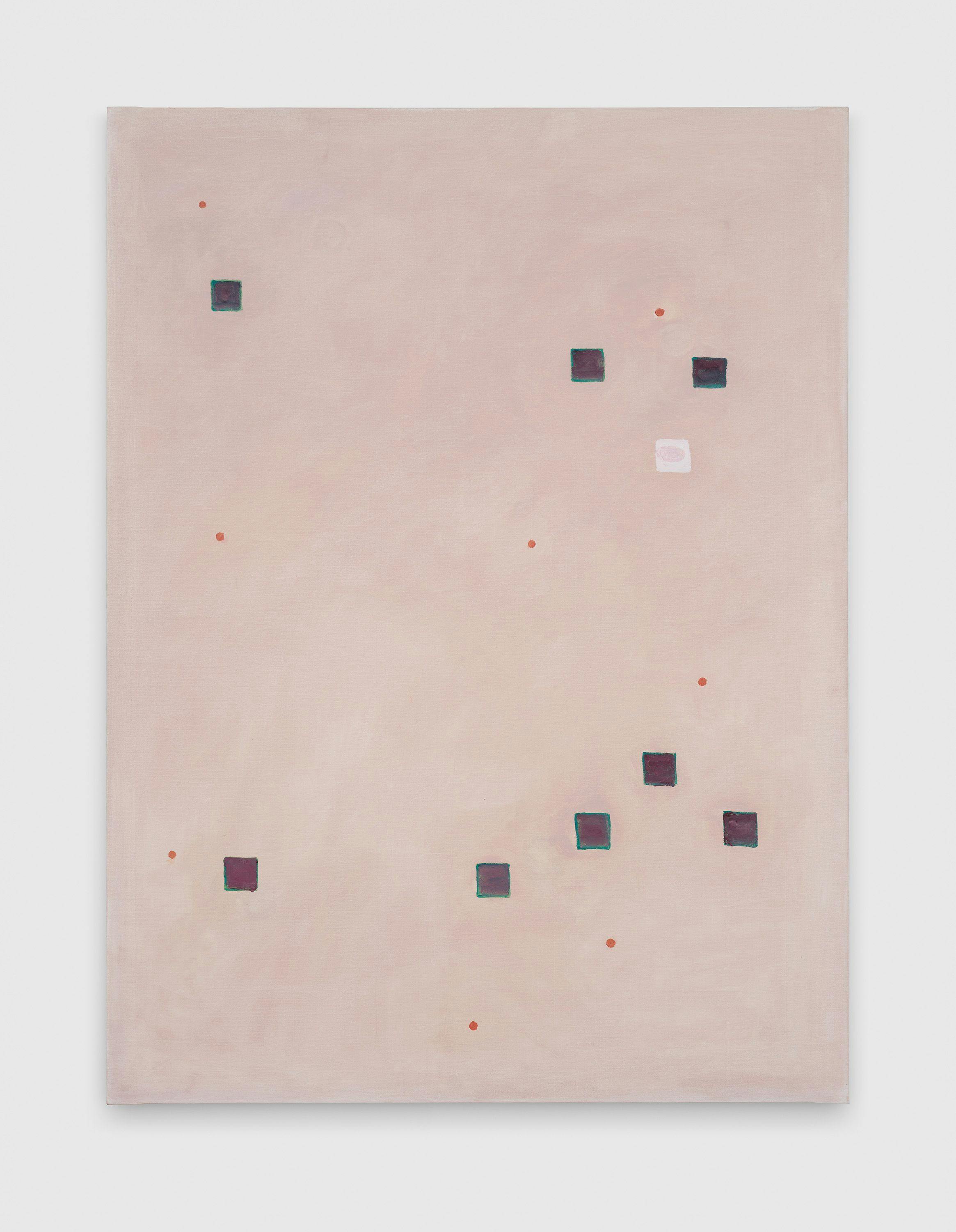 A painting by Raoul De Keyser, titled Come on, play it again nr. 5, dated 2001.