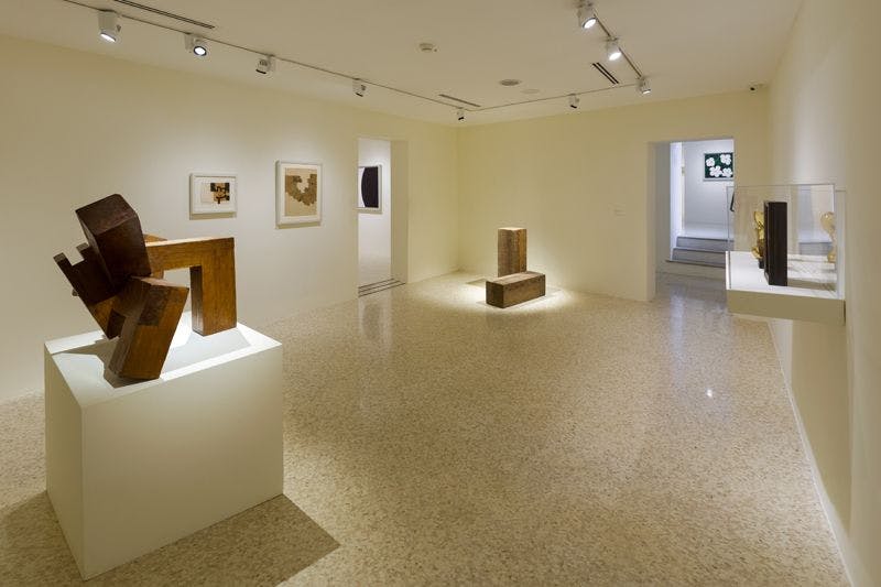 Installation view, From Gesture to Form. Postwar European and American Art from the Schulhof Collection, Peggy Guggenheim Collection, Venice, dated 2019