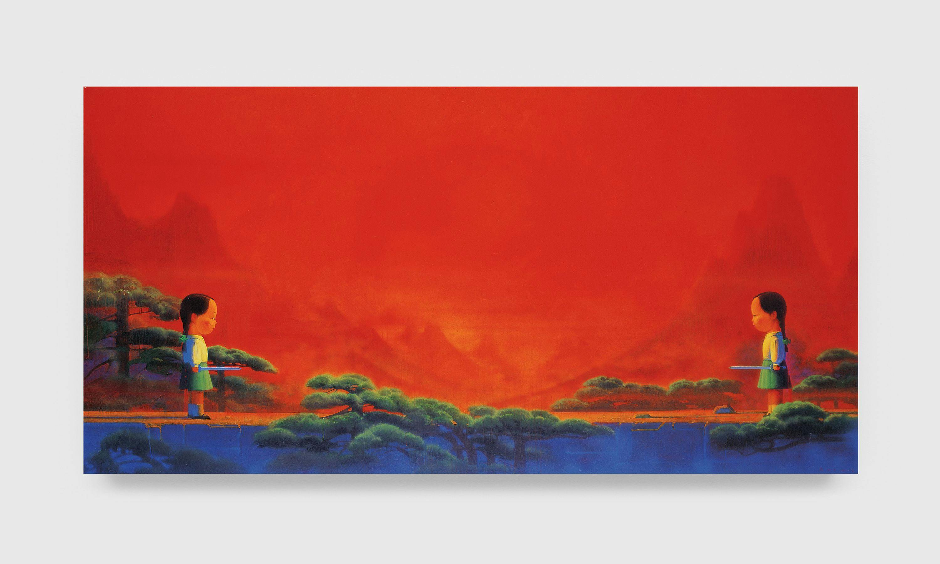 A painting by Liu Ye, titled Sword, 2001 to 2002.