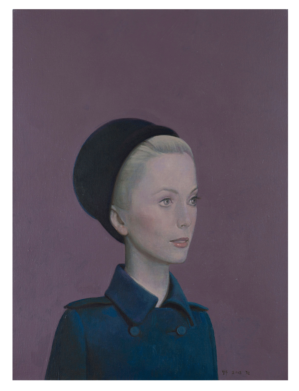 A painting by Liu Ye, titled Catherine Deneuve, dated 2012.