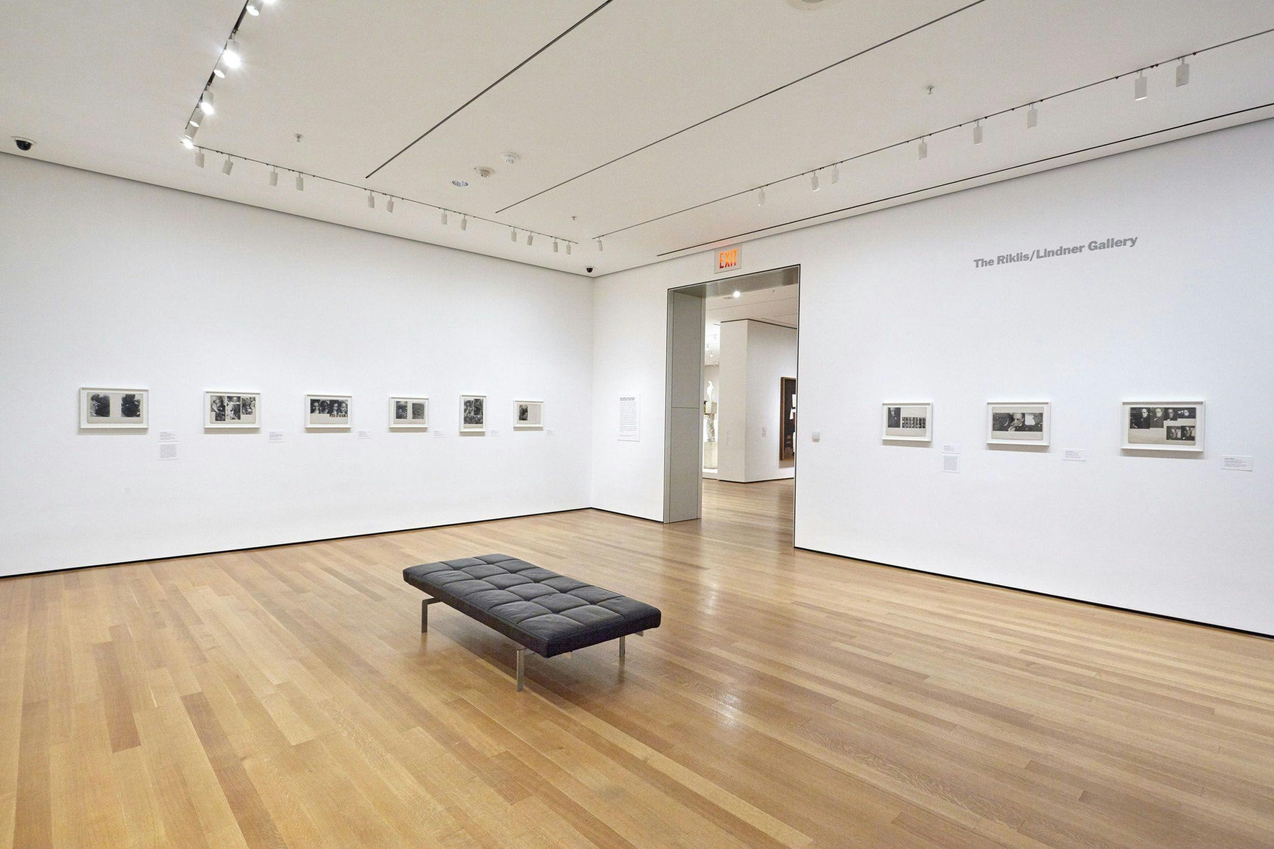 Installation view of the exhibition One and One Is Four: The Bauhaus Photocollages of Josef Albers¬†at The Museum of Modern Art, dated 2016 to 2017.