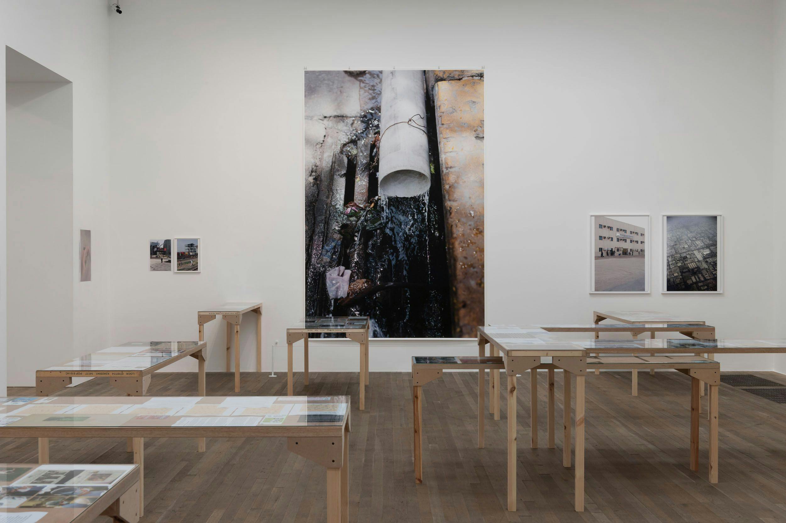 Installation view of the exhibition Wolfgang Tillmans: 2017 at Tate Modern, in London, dated 2017.