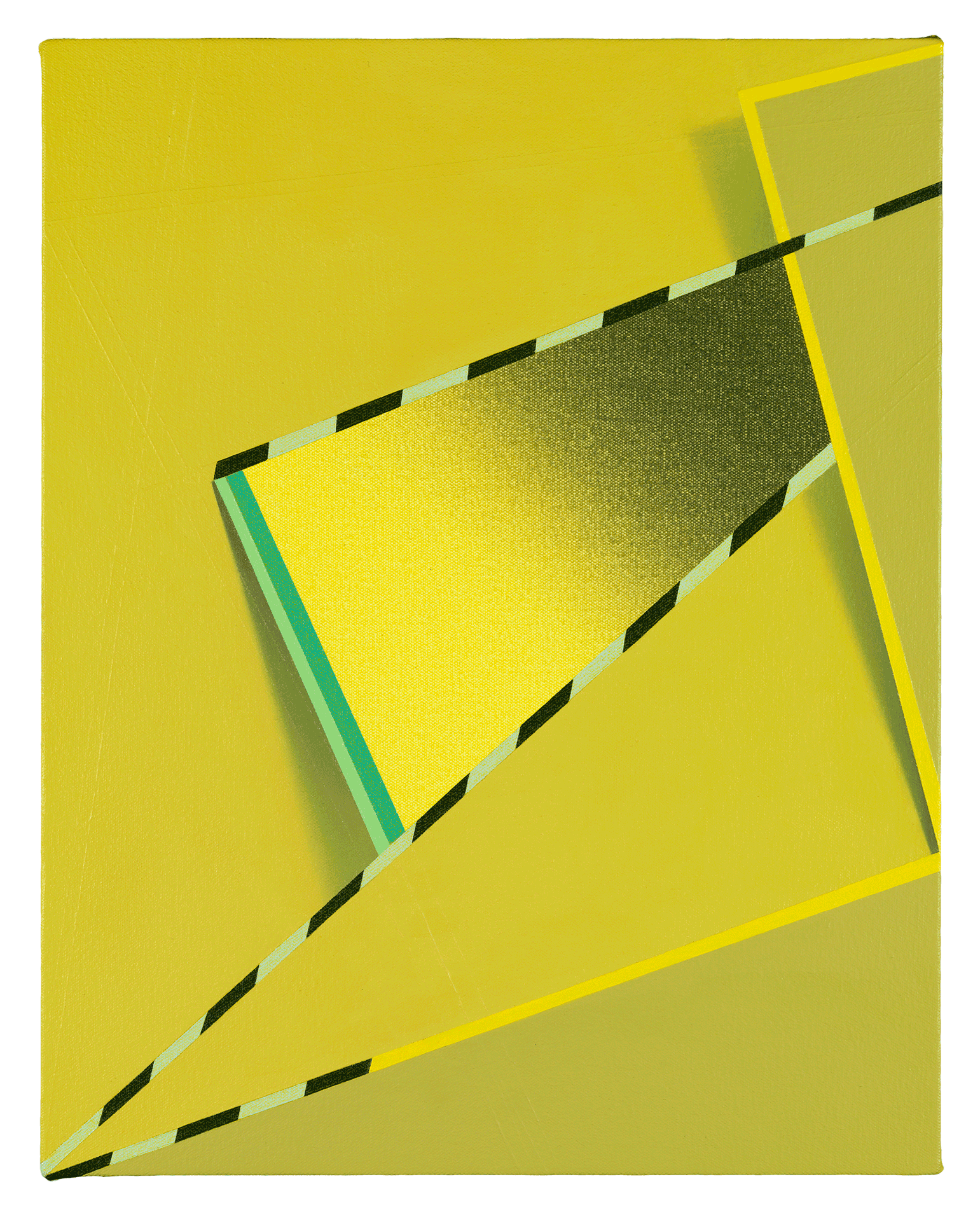 A painting by Tomma Abts, titled Feke, dated 2013.