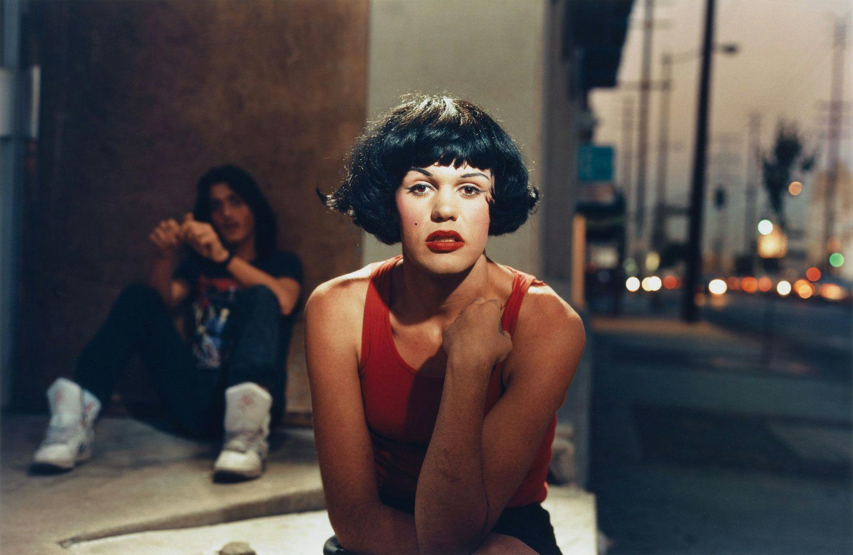 A photograph by Philip-Lorca diCorcia, titled Marilyn, 28 years old, Las Vegas, Nevada, $30, dated 1990 to 1992.