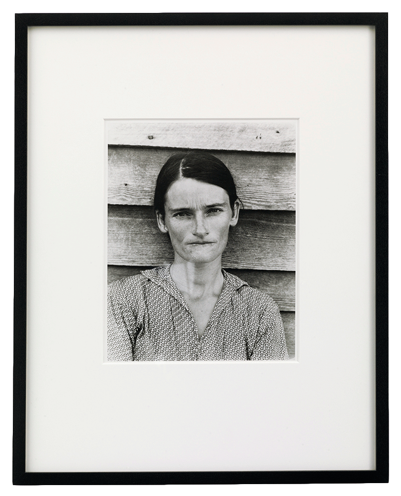 A photograph by Sherrie Levine, titled After Walker Evans: 4, dated 1981.