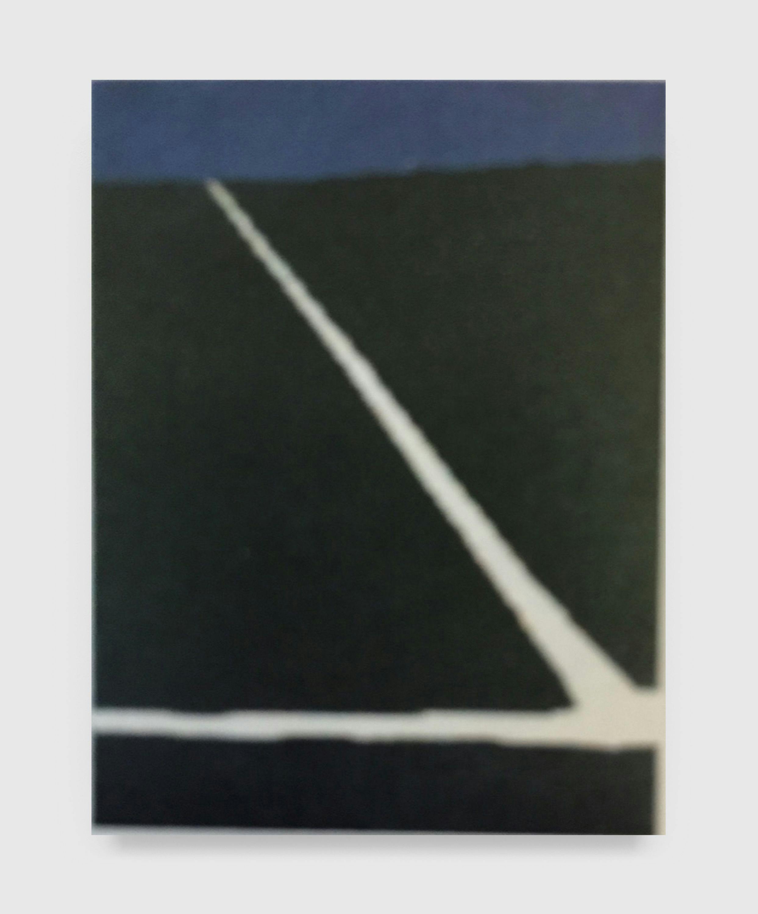 A painting by Raoul De Keyser, titled Middellijn, dated 1970.