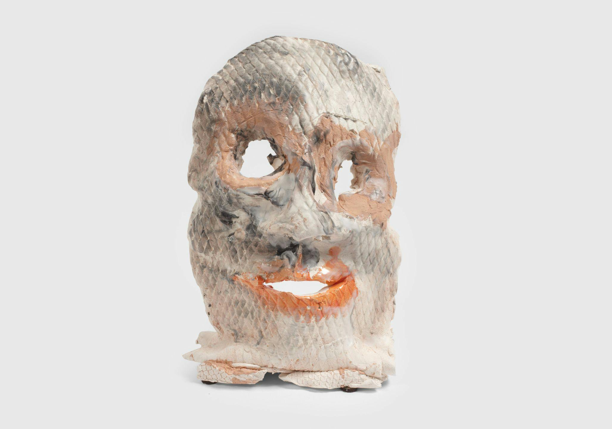 An untitled ceramic sculpture by Josh Smith dated 2012.