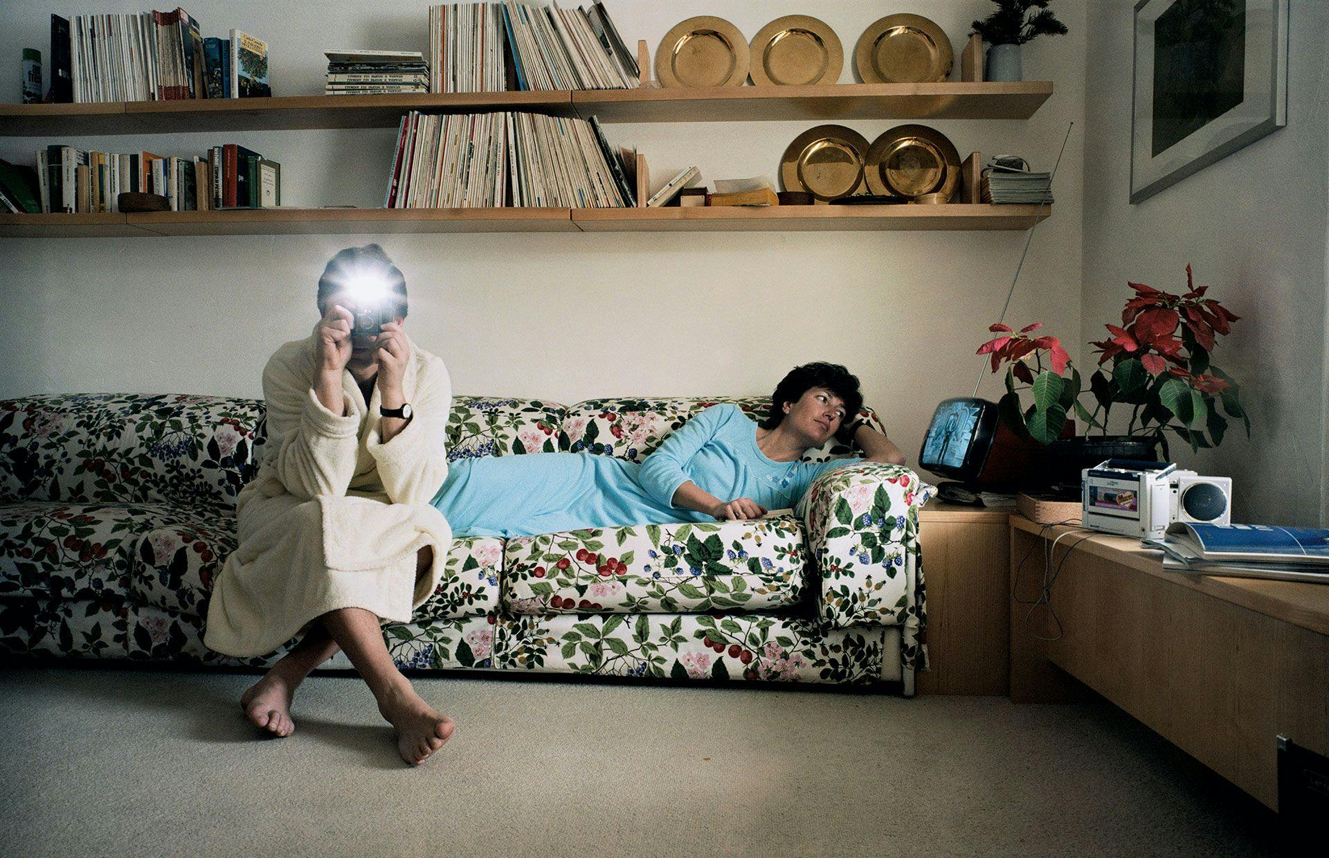 A photograph by Philip-Lorca diCorcia titled Sergio & Toti, dated 1985.