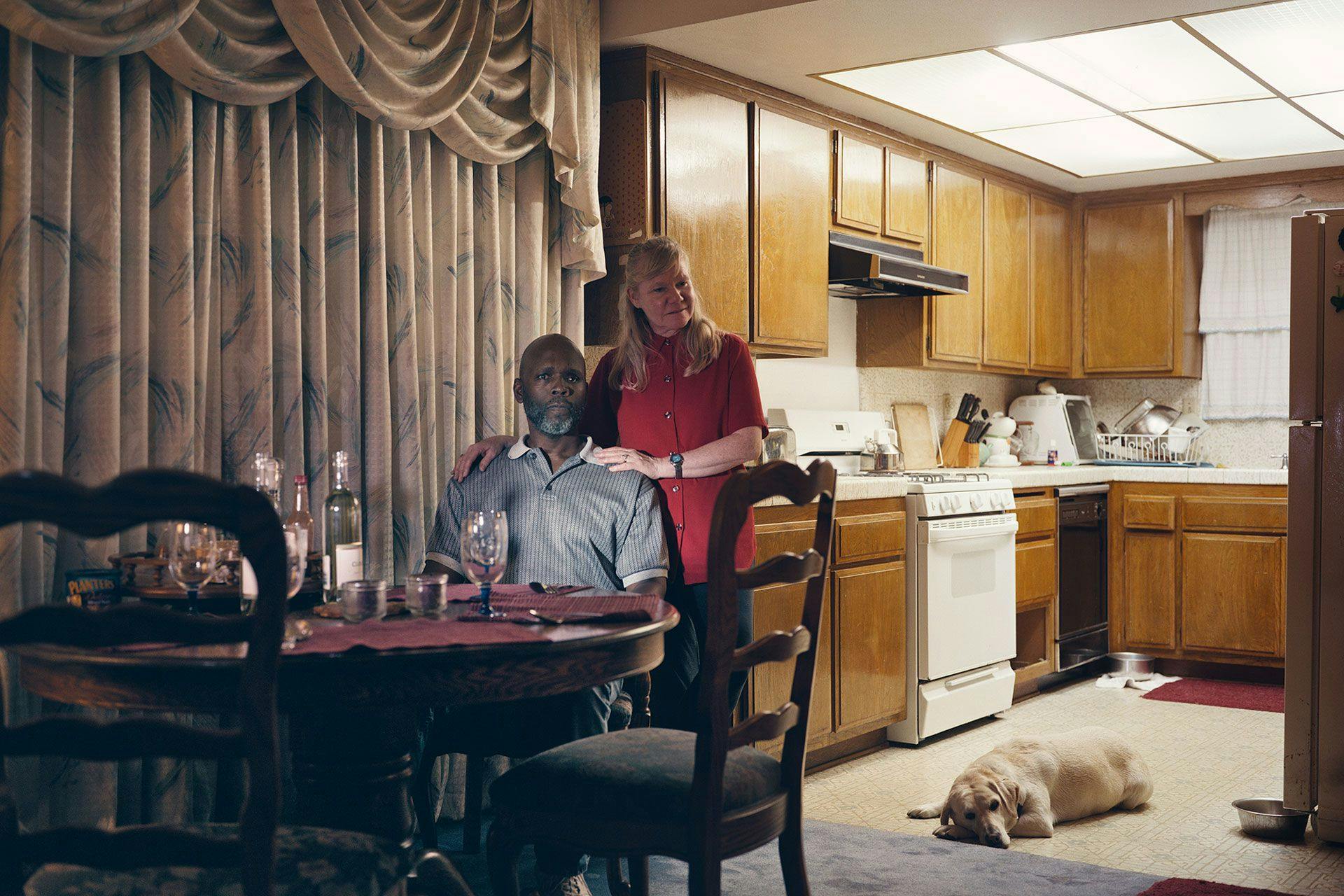 A photograph by Philip-Lorca diCorcia titled Lynn and Shirley, dated 2008.