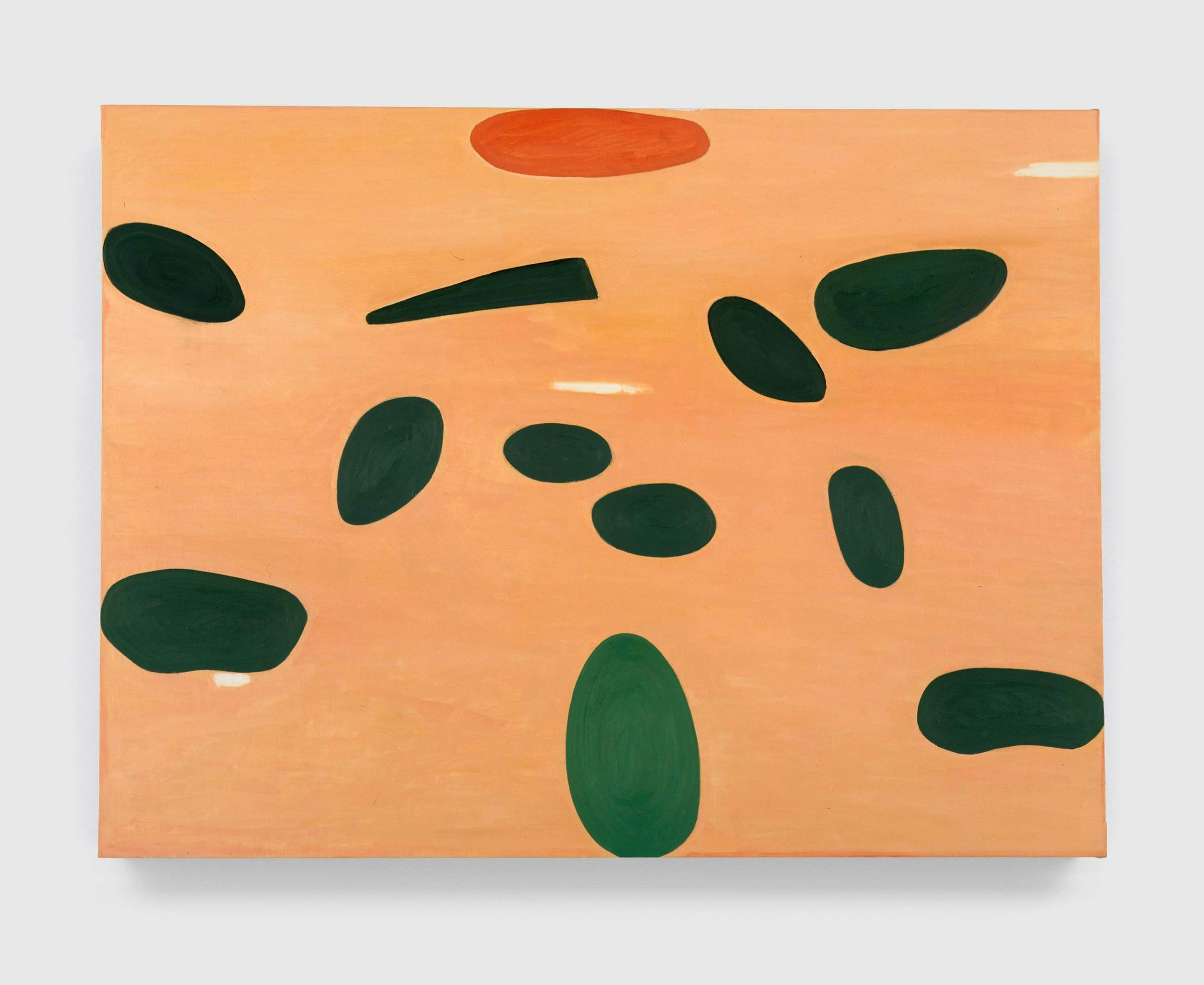 A painting by Raoul De Keyser, titled Come on, play it again nr. 3, dated 2001.