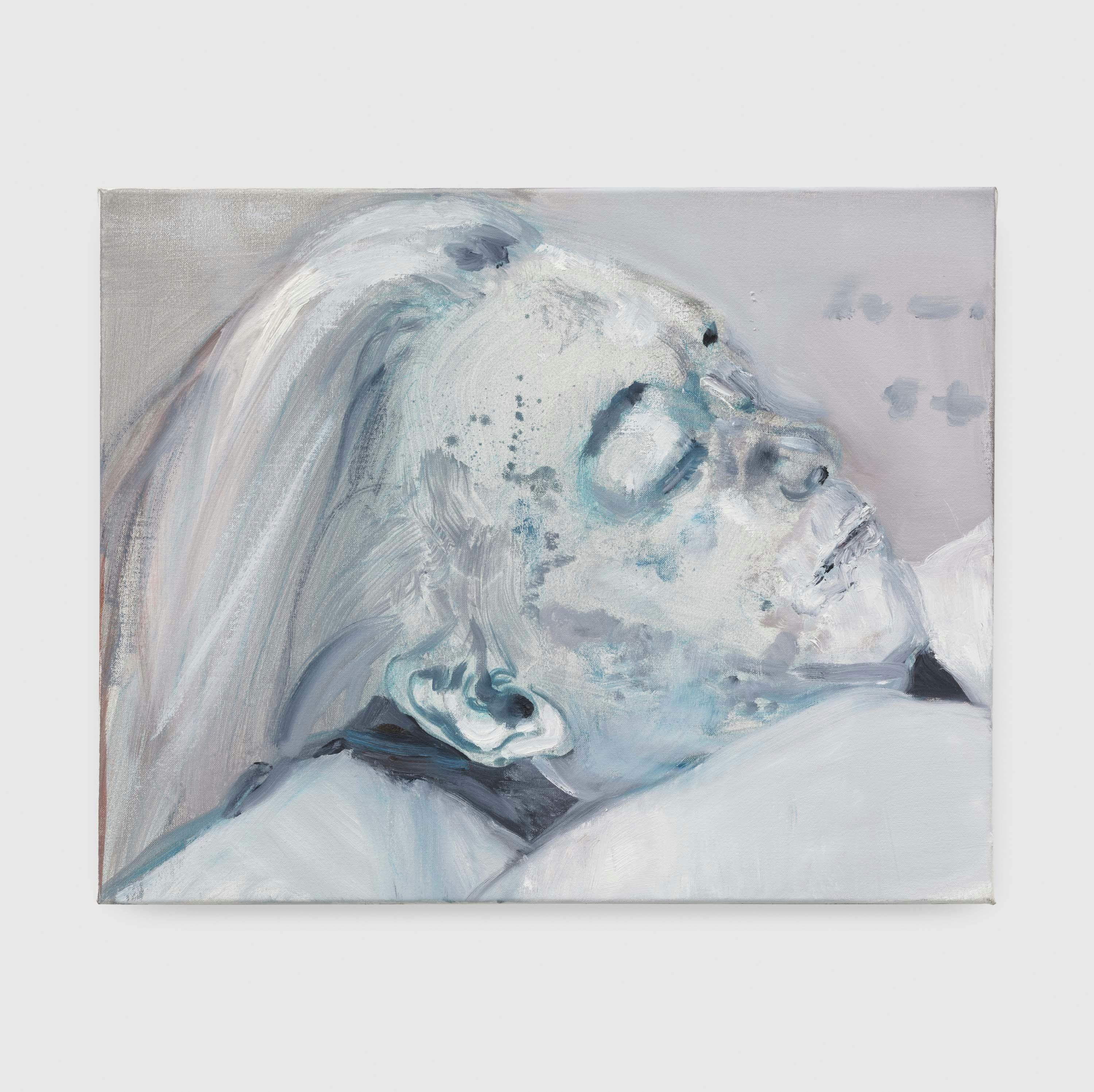 A painting by Marlene Dumas, titled Dead Marilyn, dated 2008.
