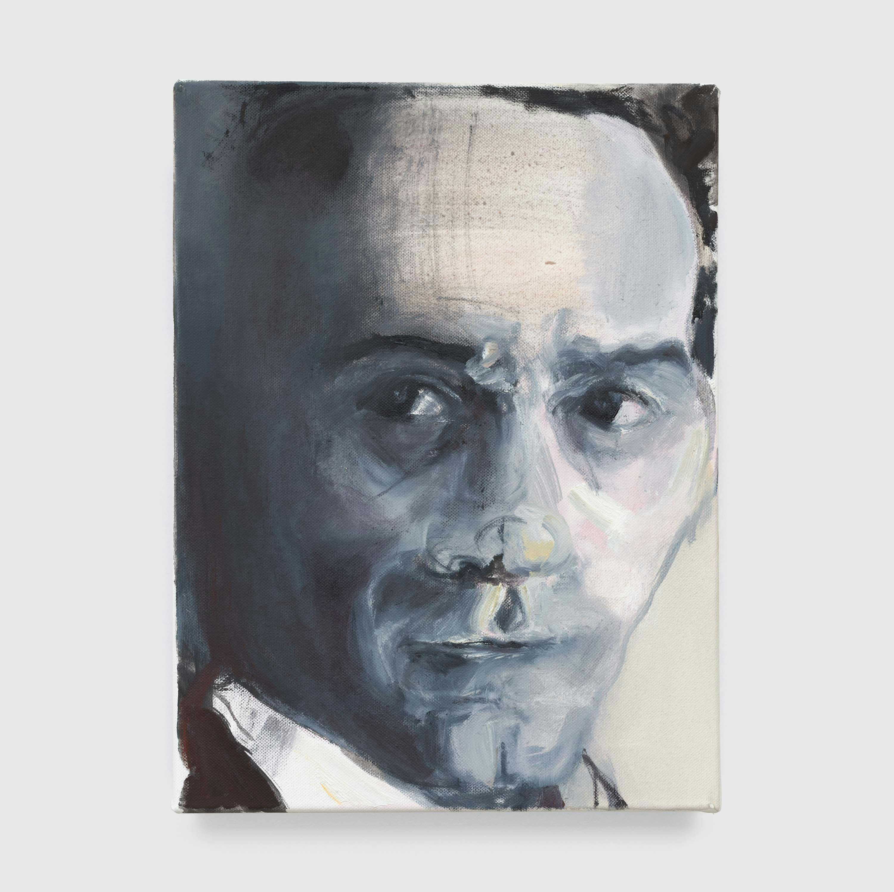 A painting by Marlene Dumas, titled Pasolini, dated 2012.