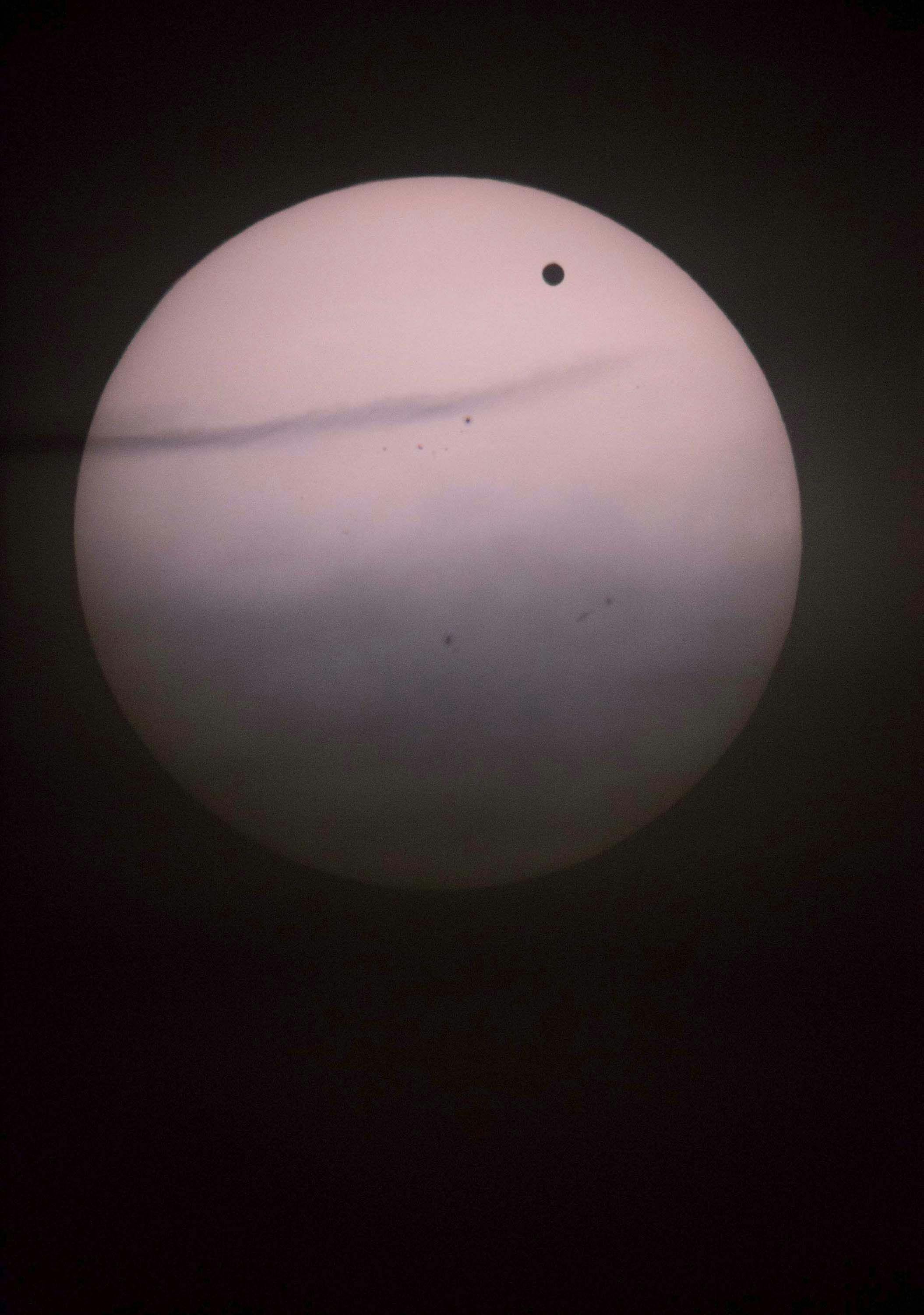 A photograph by Wolfgang Tillmans titled Transit of Venus, dated 2012.