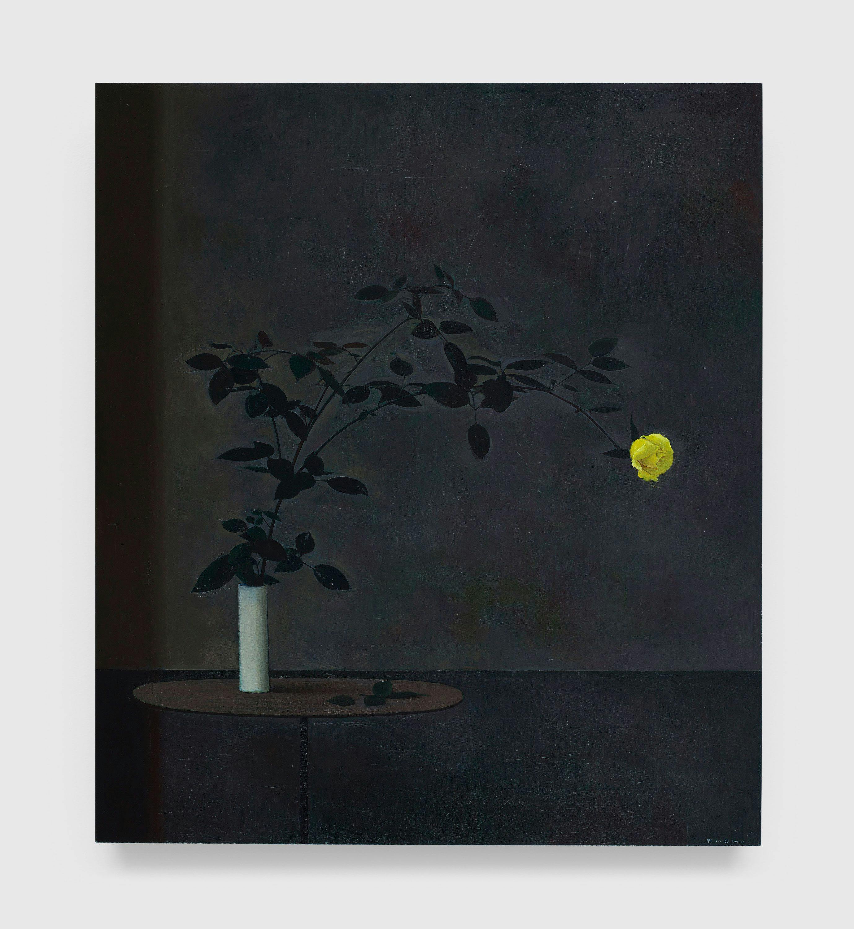 A painting by Liu Ye, titled Flower No.1, 2011 to 2012.
