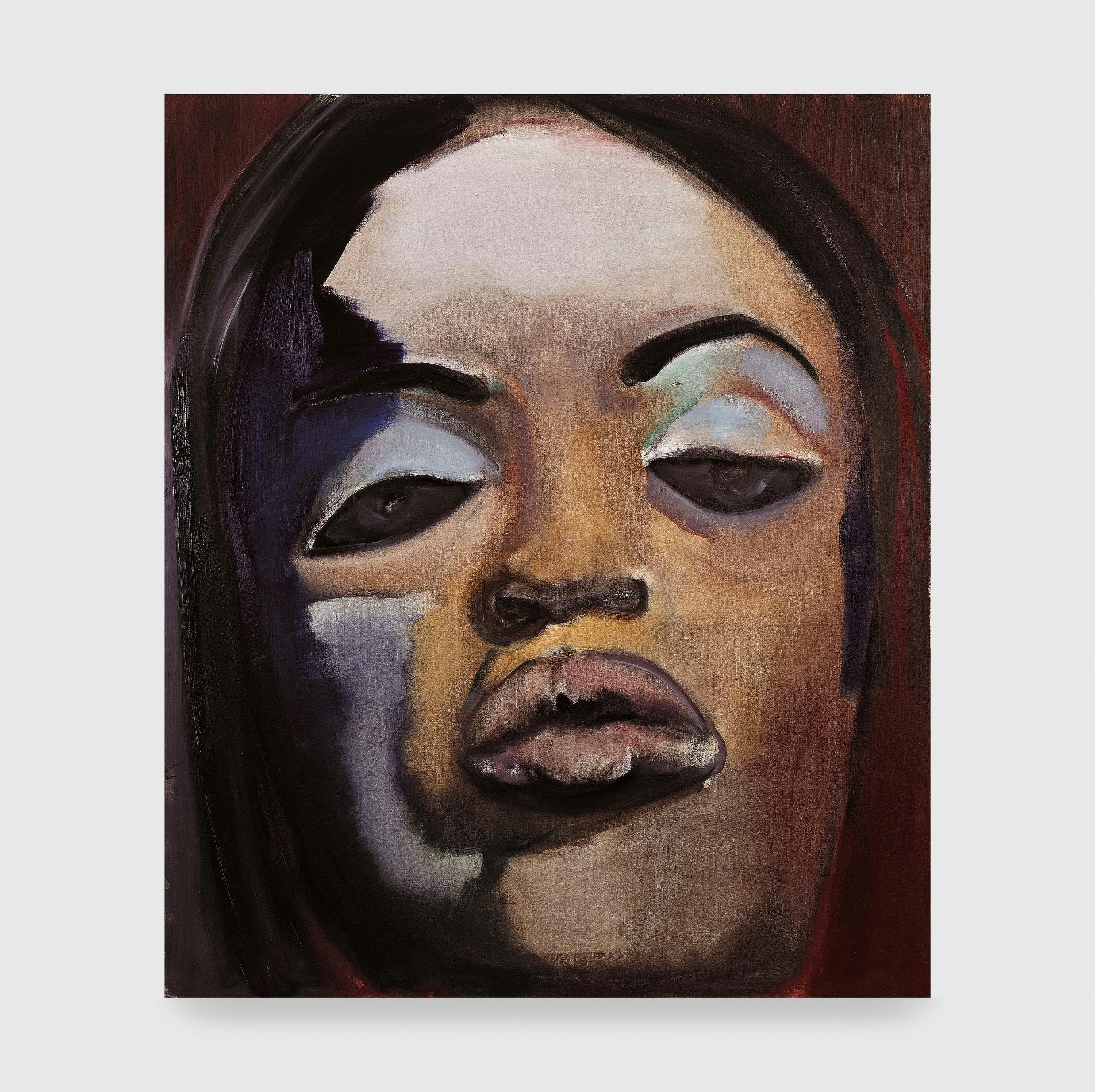 A painting by Marlene Dumas, titled Naomi, dated 1995.