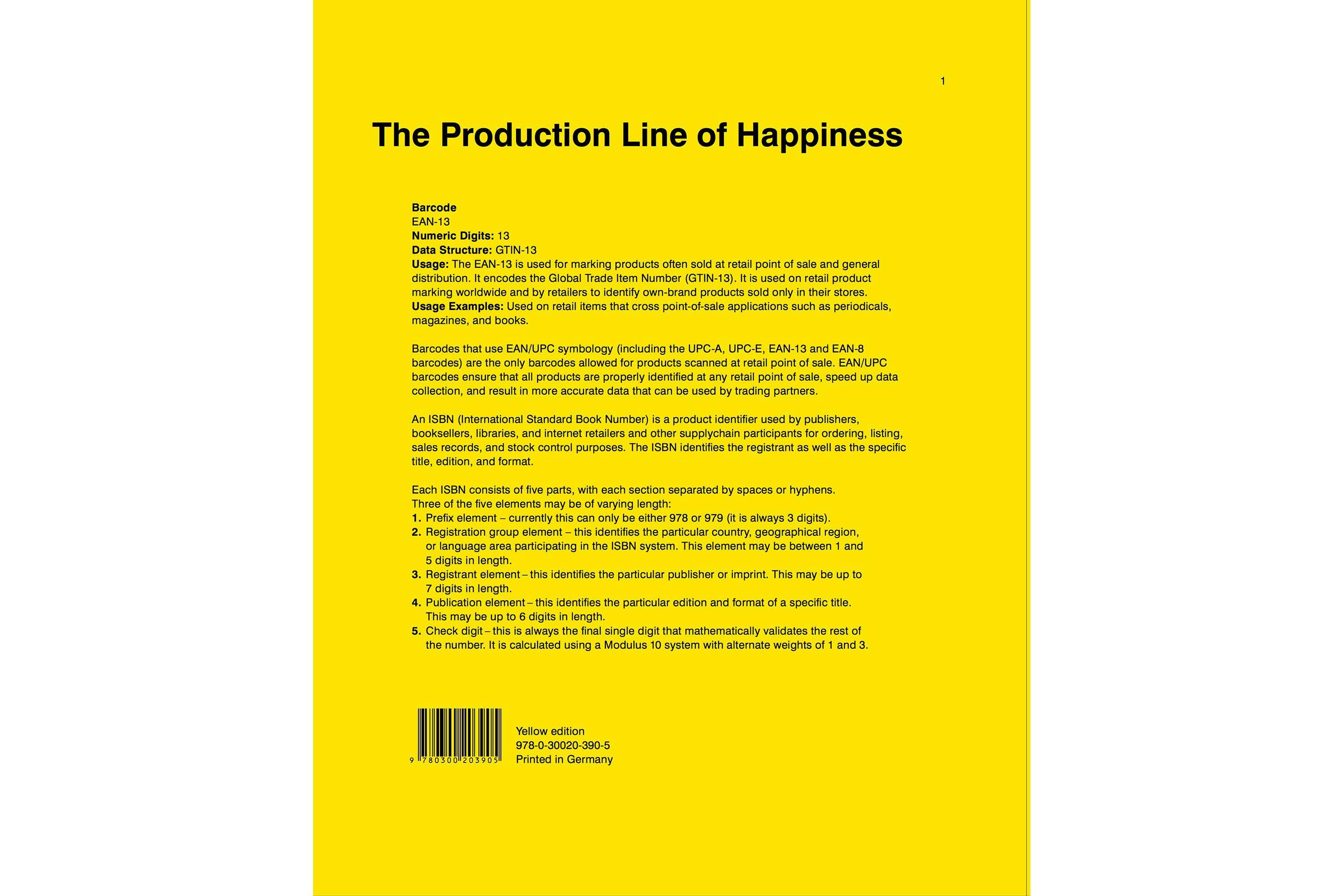 Cover of Christopher Williams: The Production Line of Happiness.
