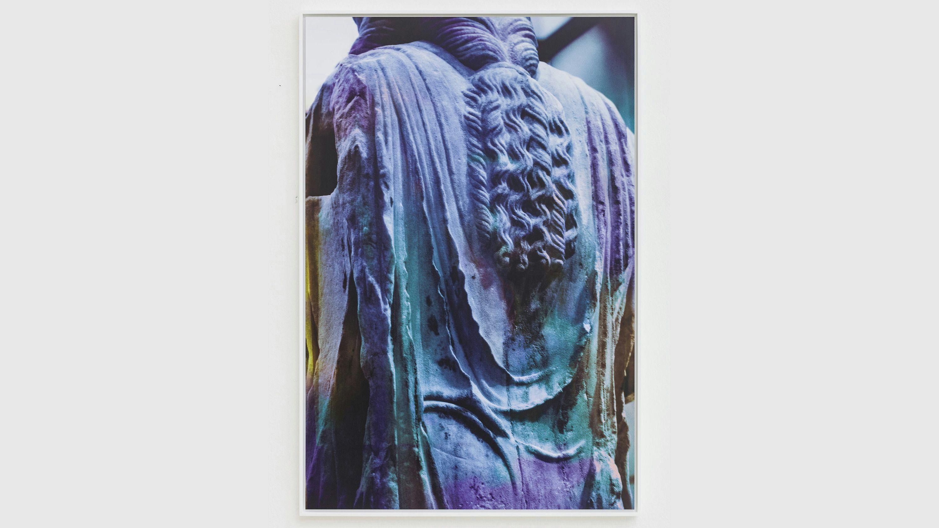 View of James Welling’s 2019 work Acropolis Museum. Karyatid