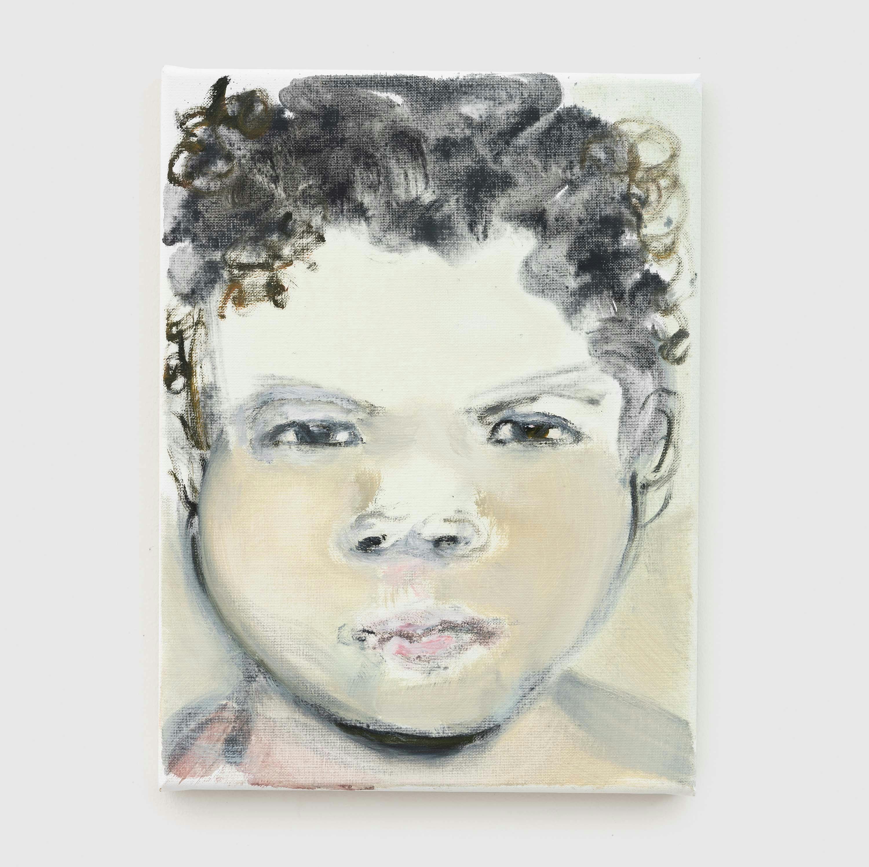 An oil on canvas painting by Marlene Dumas, titled Eden, dated 2020.