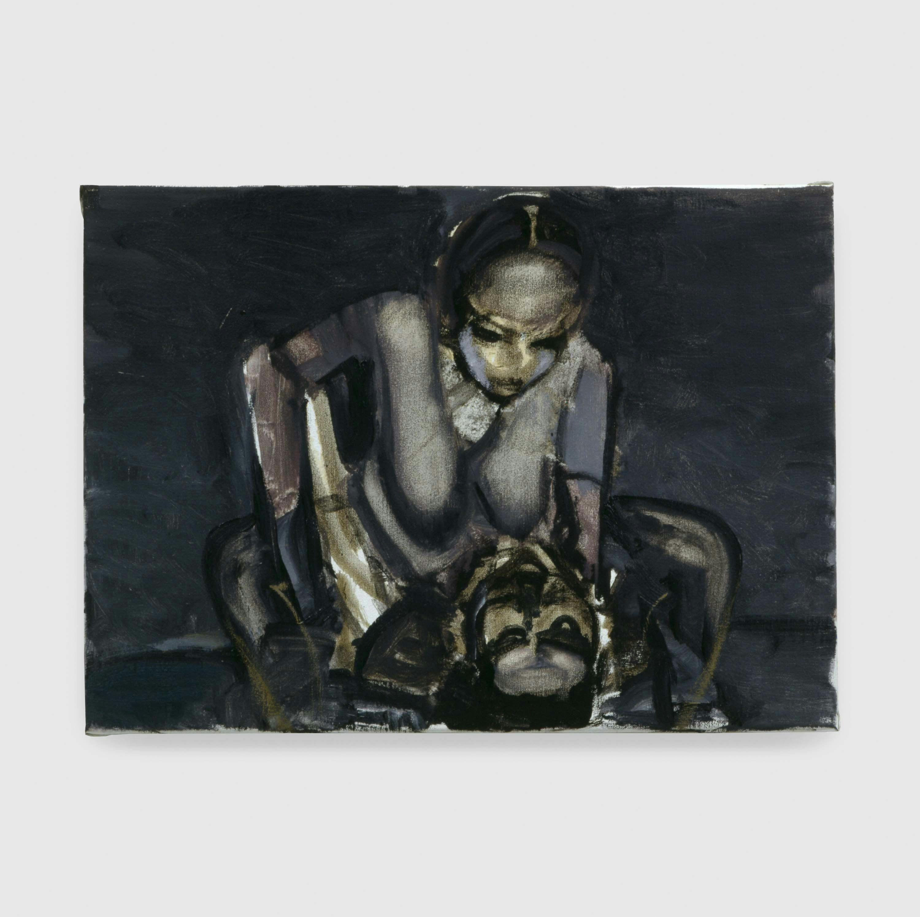 A painting by Marlene Dumas, titled Hierarchy, dated 1992.