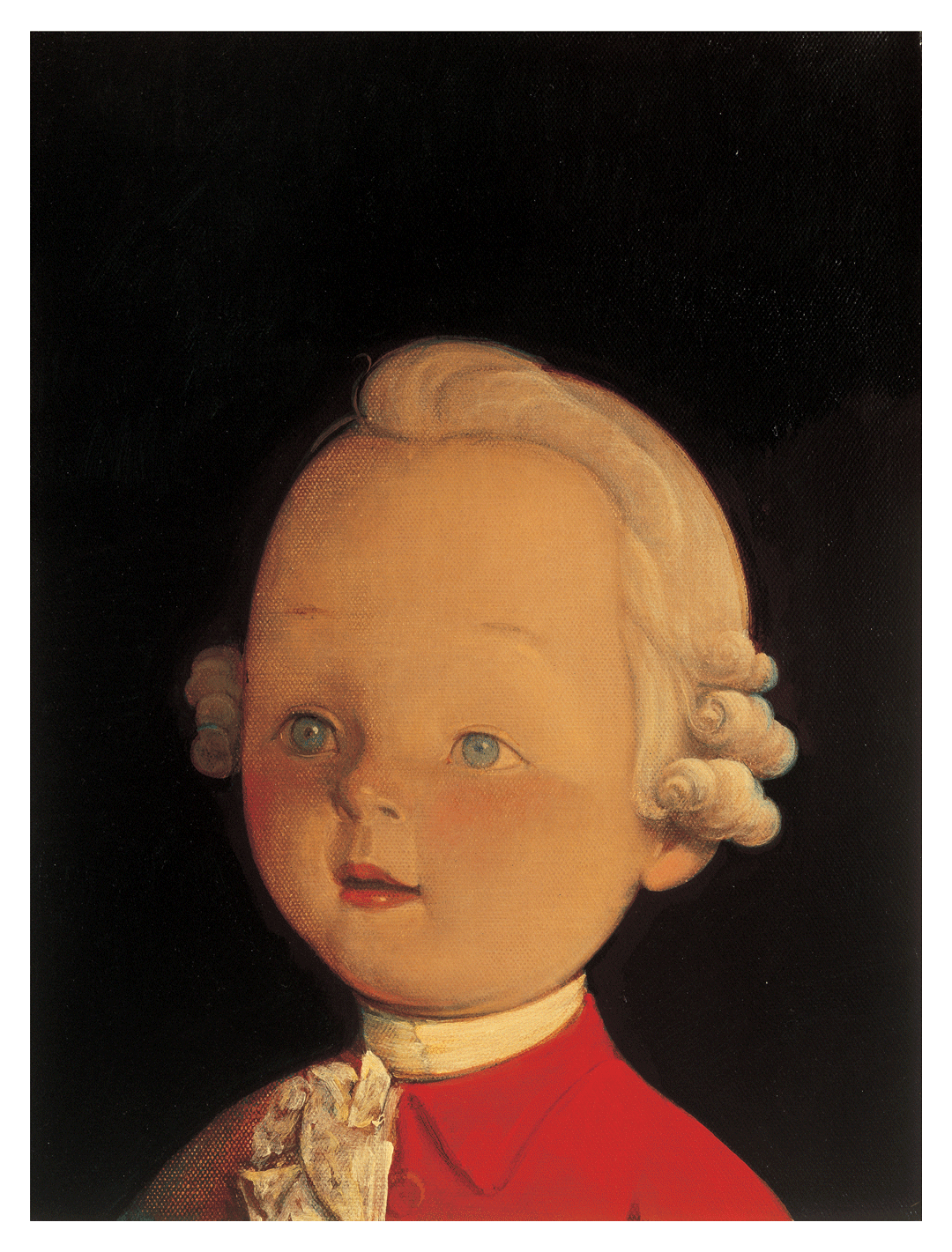 A painting by Liu Ye, titled Mozart, dated 2009.