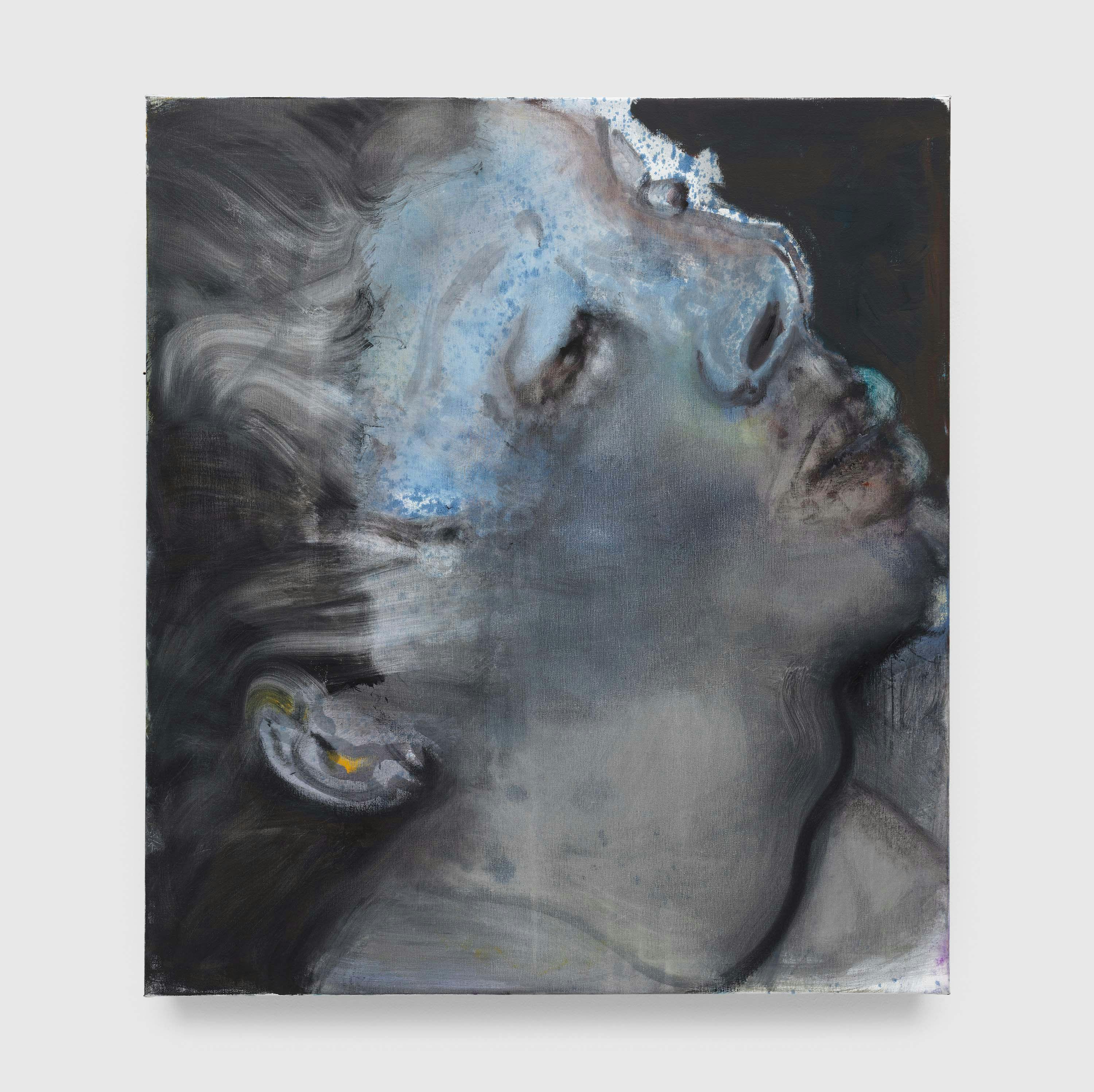 A painting by Marlene Dumas, titled IO, dated 2008.