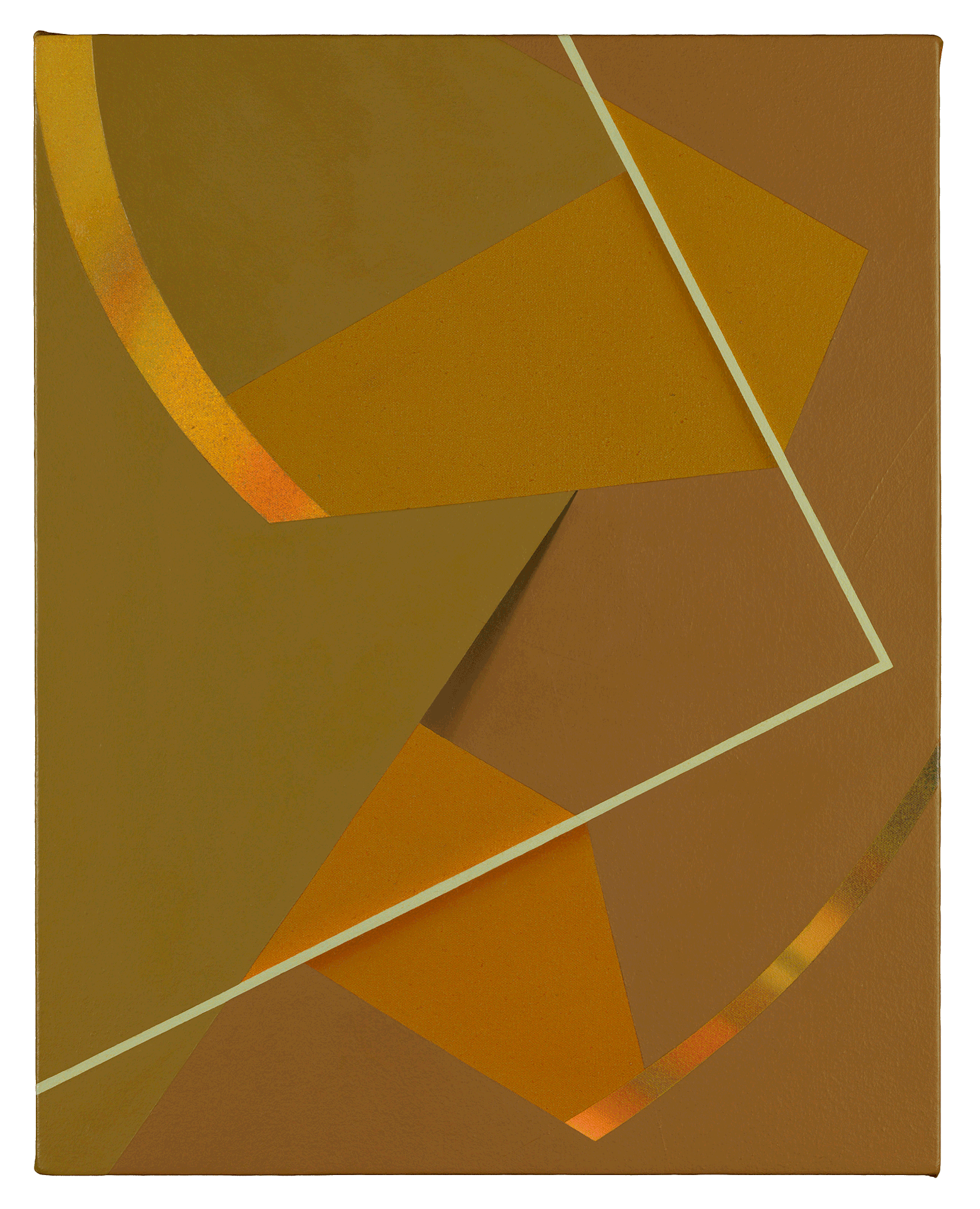 A painting by Tomma Abts, titled Jeles, dated 2008.